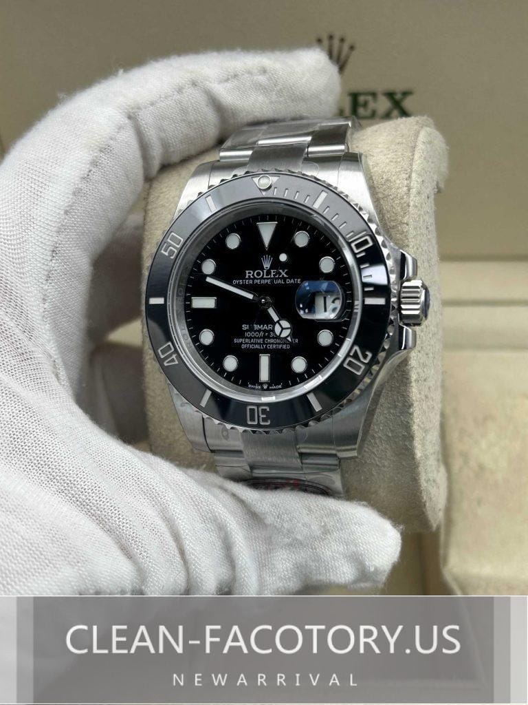 Clean Factory Rolex Submariner 126610LN 41mm Black Ceramic Bezel, 904L ...
