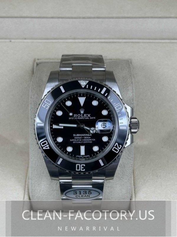 Clean Factory Rolex Submariner 116610LN 40mm Black Ceramic Bezel, 904L Steel, Best Edition 3135 Movement