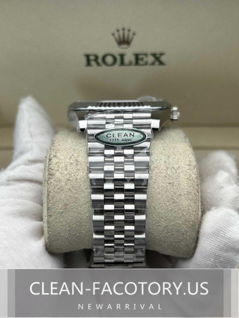 Clean Factory Rolex Datejust 41mm Jubilee Slate Grey Wimbledon Dial ...