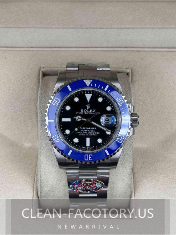 Clean Factory Rolex Submariner 126619LB 41mm, “Cookie Monster”Blue Ceramic Bezel, 904L Steel, Best Edition 3235 Movement
