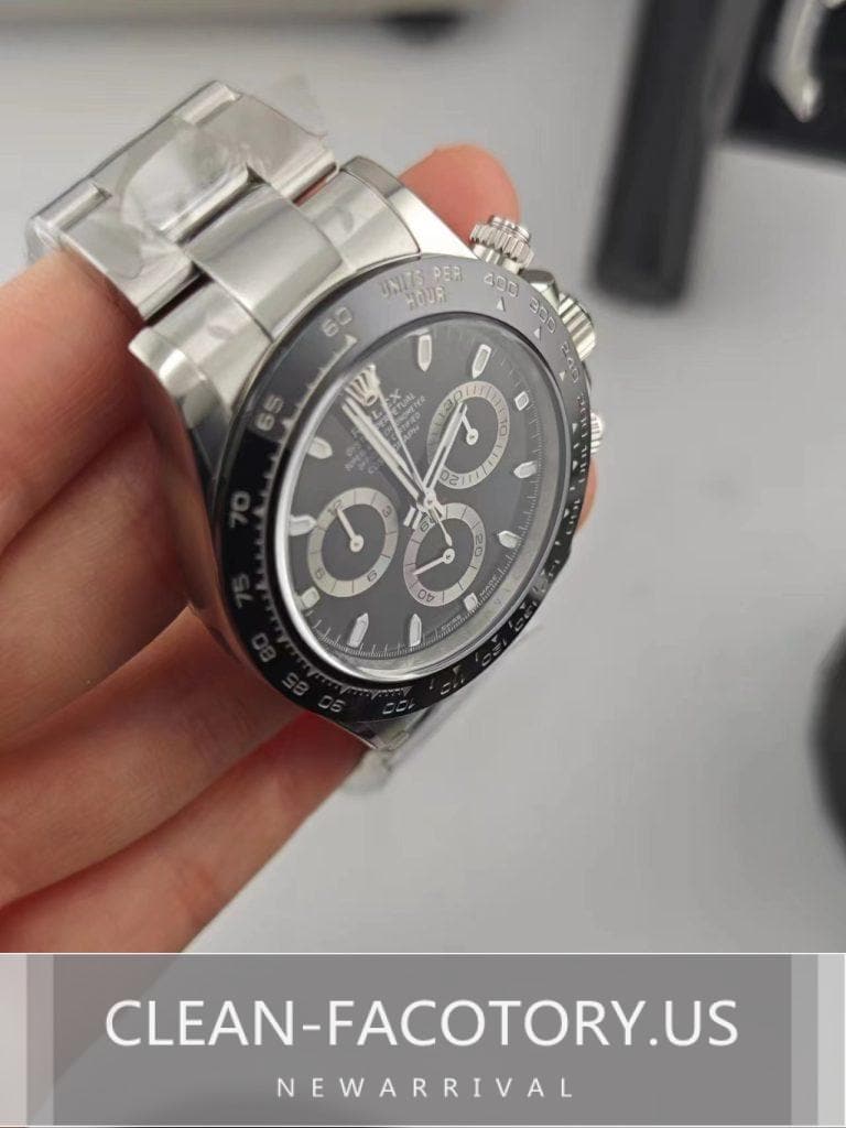 Clean Factory Rolex Black Ceramic Daytona Super Clone Watch Review ...