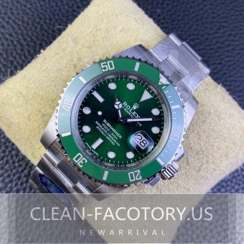 Unveiling Precision: The Clean Factory Rolex Submariner 116610LV 'Hulk ...