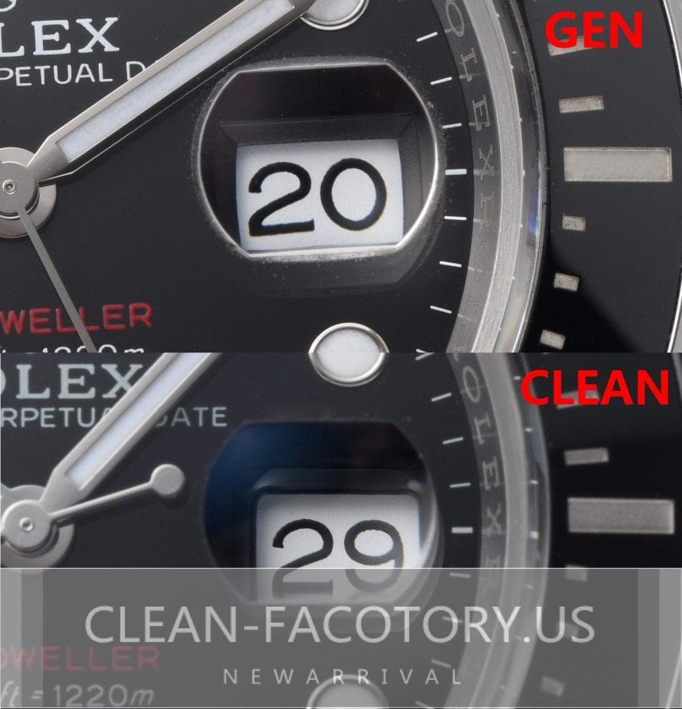 Clean Factory’s Latest Rolex Deepsea Replica vs. Genuine: Is It Really ...
