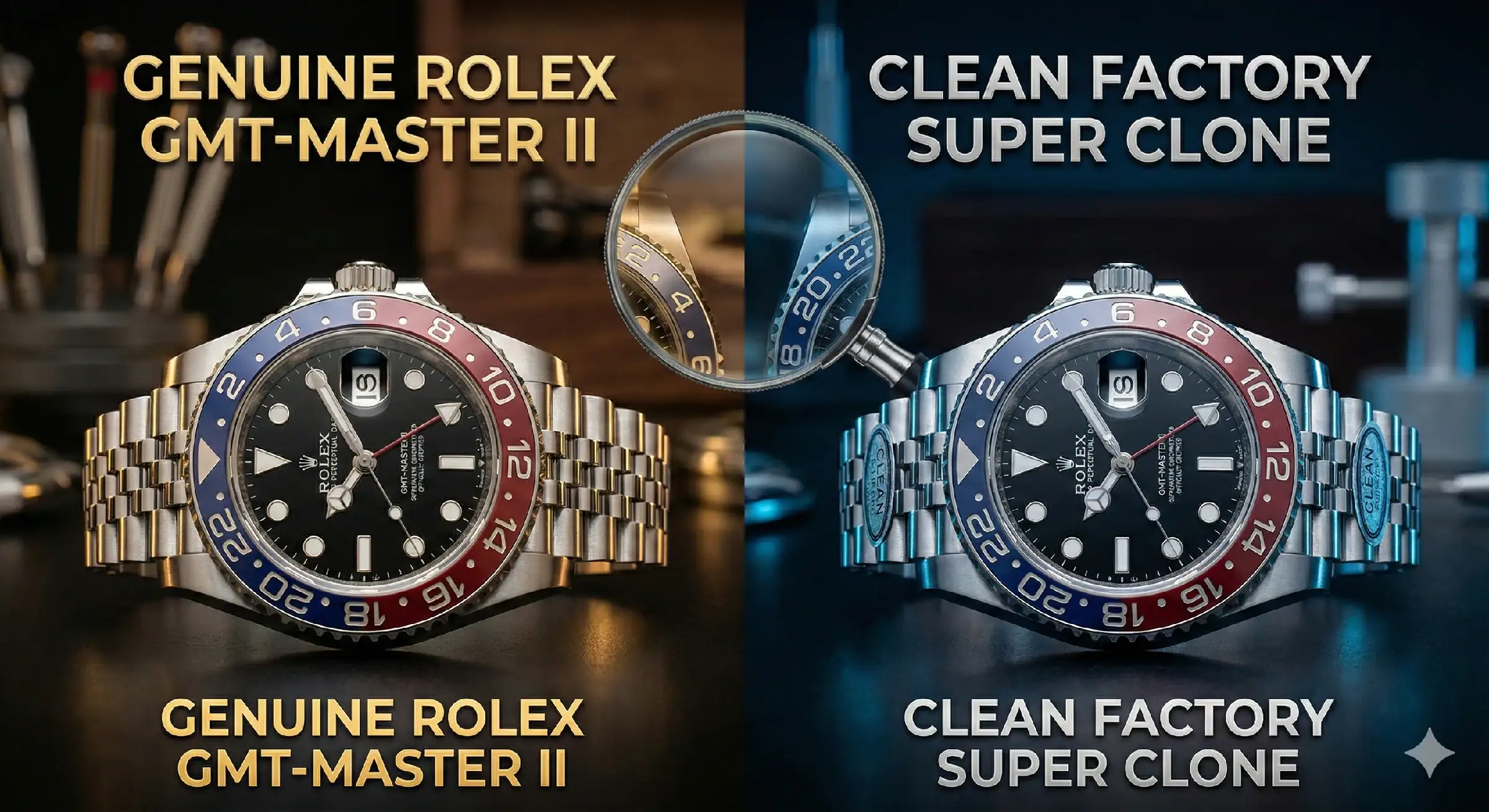 clean Rolex Pepsi