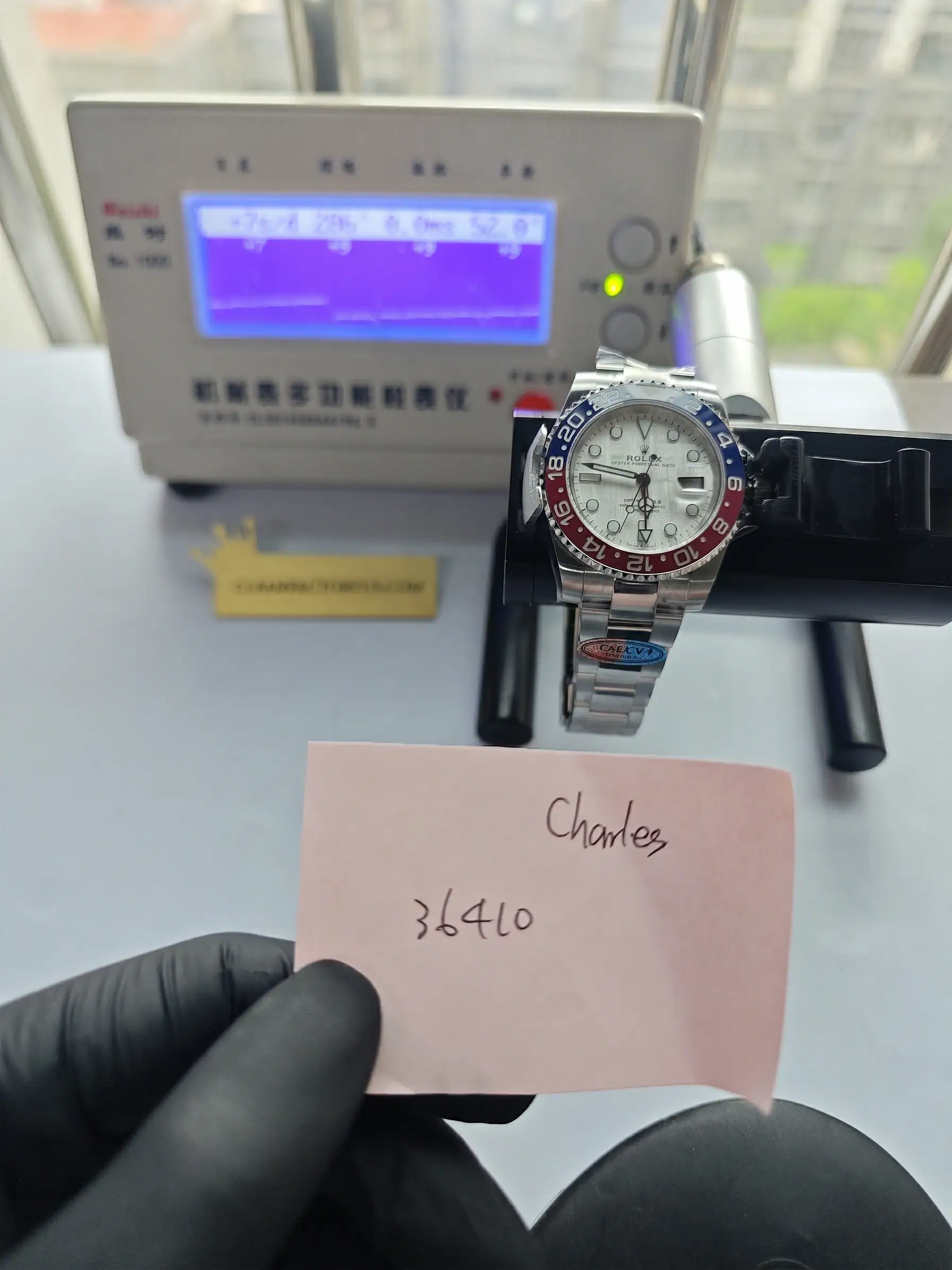 Clean Factory Rolex Gmt Master Ii 126710blro Meteorite Dial Pepsired Blue Ceramic Bezel 904l Steel Best Edition 3285 Movement