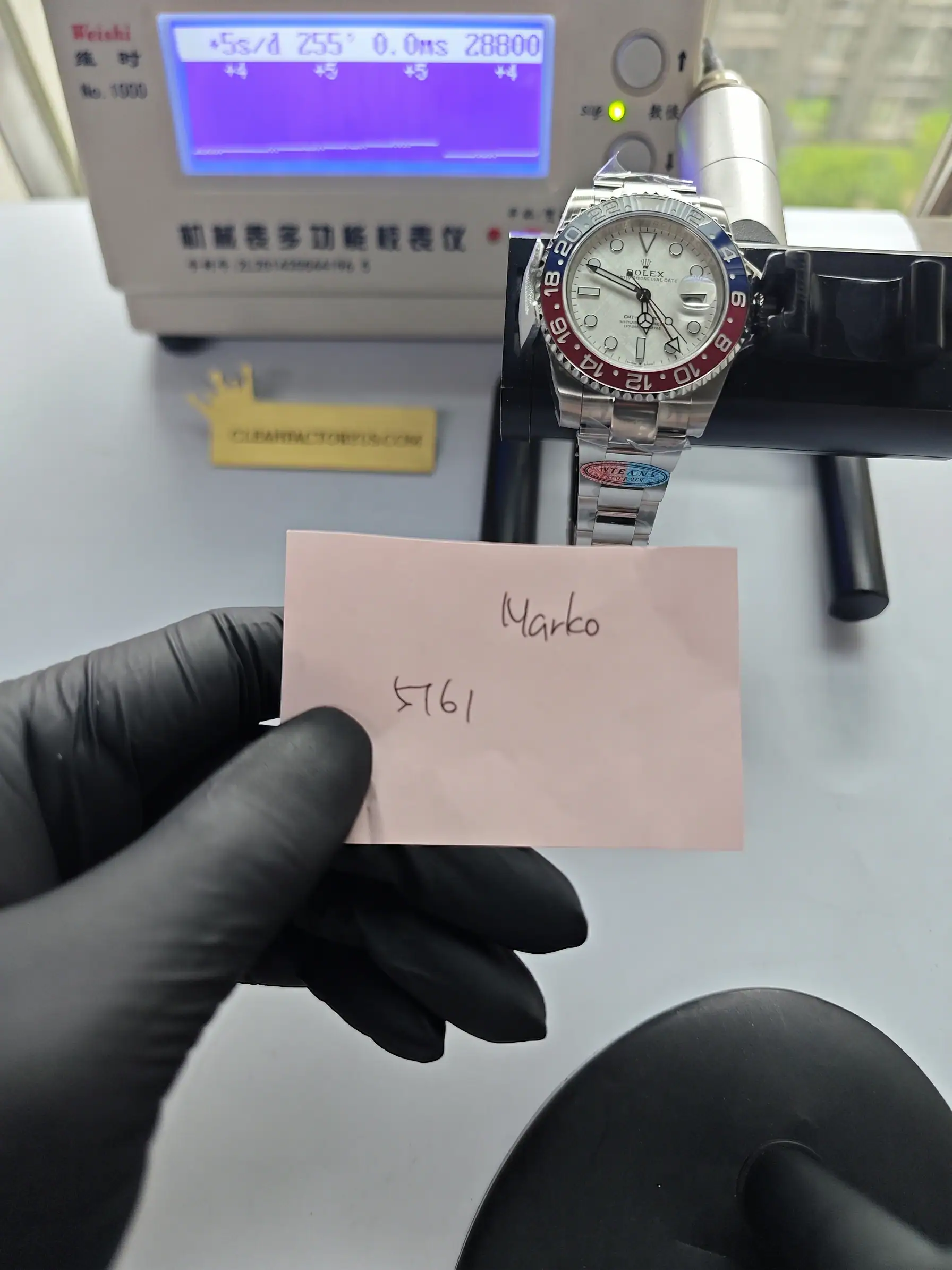 Clean Factory Rolex Gmt Master Ii 126710blro Meteorite Dial Pepsired Blue Ceramic Bezel 904l Steel Best Edition 3285 Movement