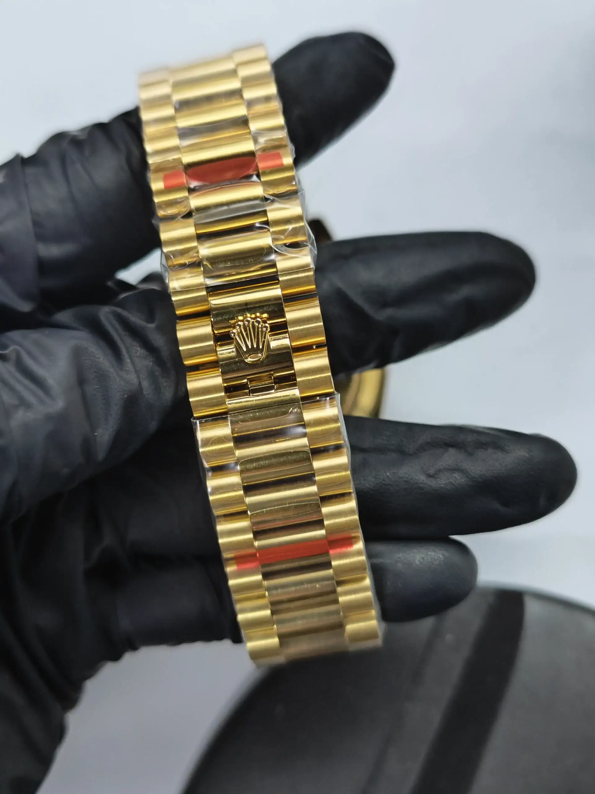 Clean Factory Rolex Day Date 40mm 228238 President Green Ombre Dial Yellow Gold Fluted Bezel 18k Gold Wrapped 904l Steel Best Edition 3255 Movement