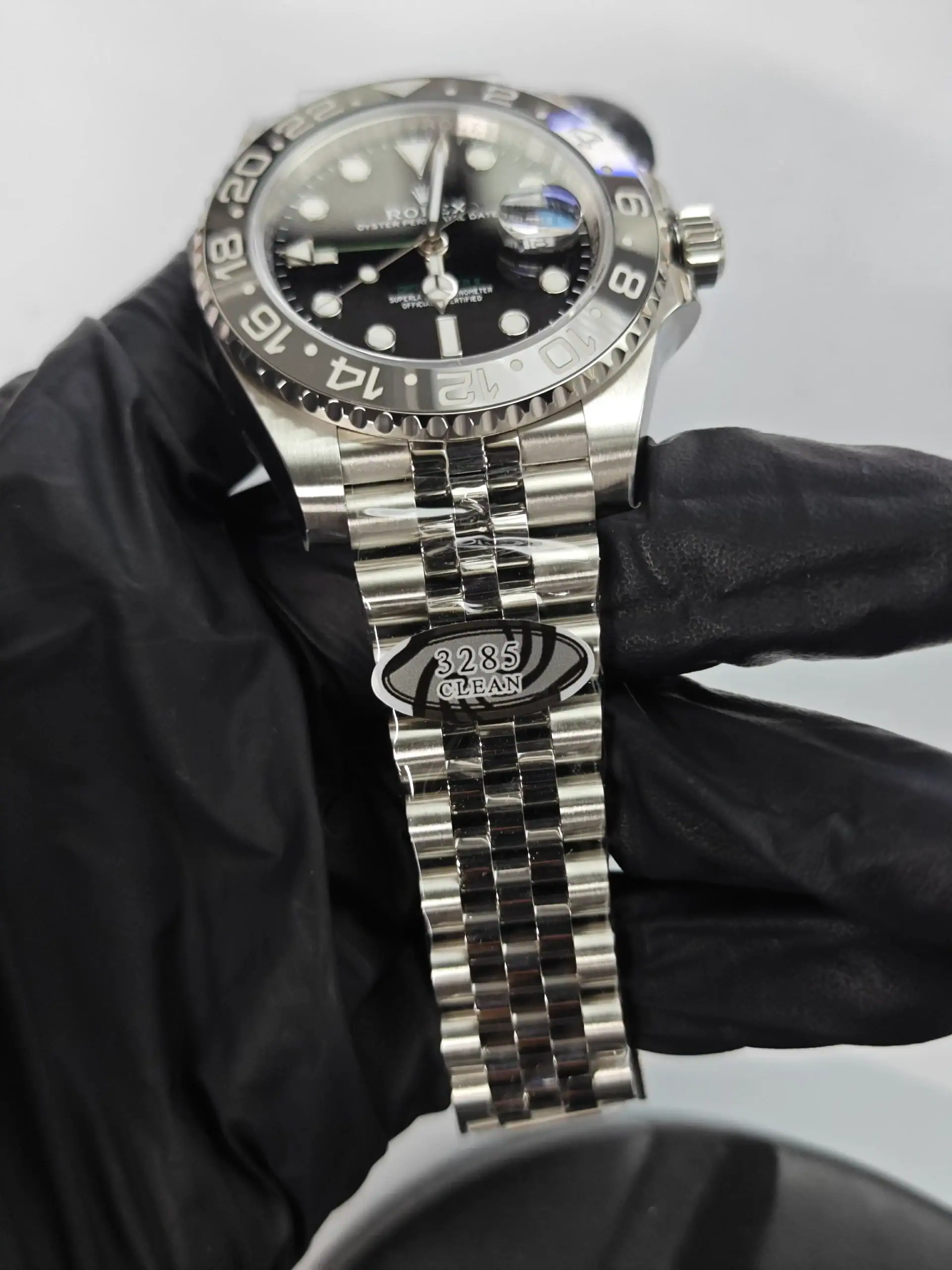 Clean Factory Rolex Gmt Master Ii 126710grnr Jubilee Green 24 Hour Hand Black Grey Ceramic Bezel 904l Steel Best Edition 3285 Movement