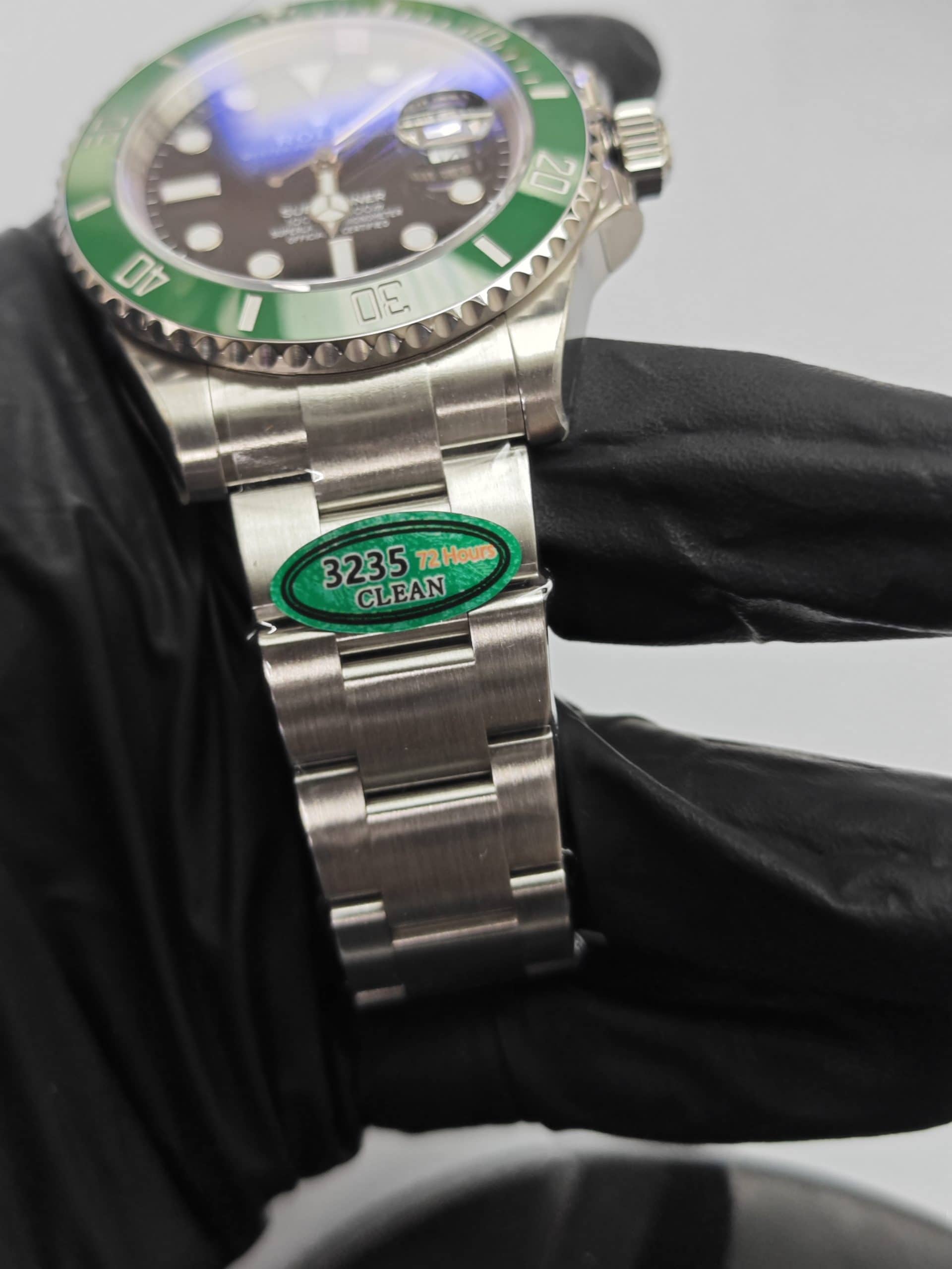 Clean Factory Rolex Submariner 126610lv 41mm Green Ceramic Bezel 904l Steel Best Edition 3235 Movement