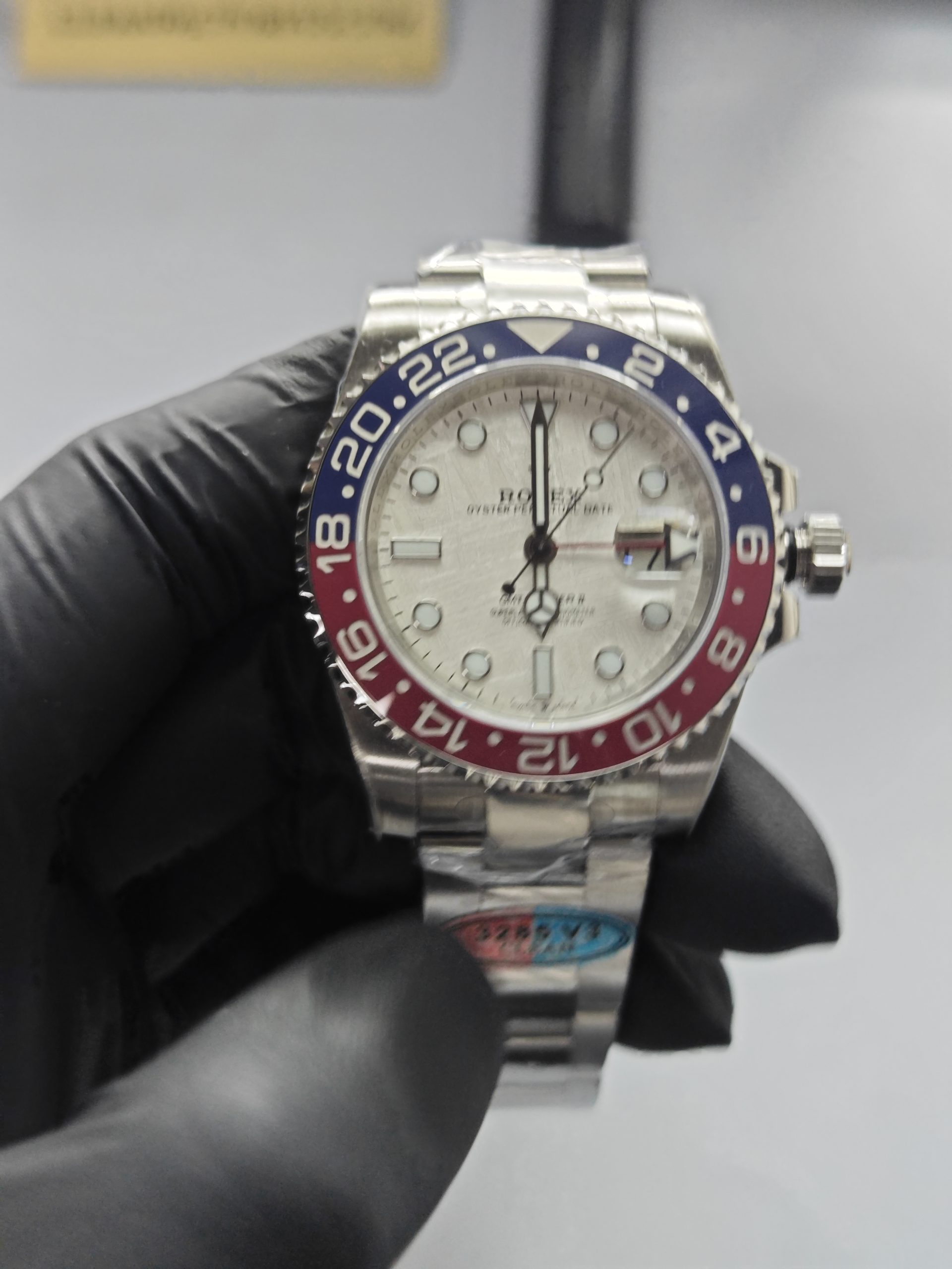 Clean Factory Rolex Gmt Master Ii 126710blro Meteorite Dial Pepsired Blue Ceramic Bezel 904l Steel Best Edition 3285 Movement