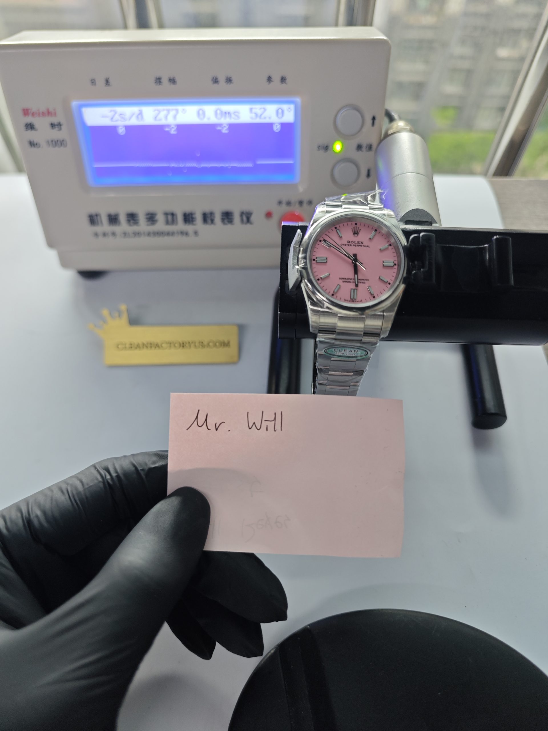 Clean Factory Oyster-perpetual 36mm 126000 Pink Dial