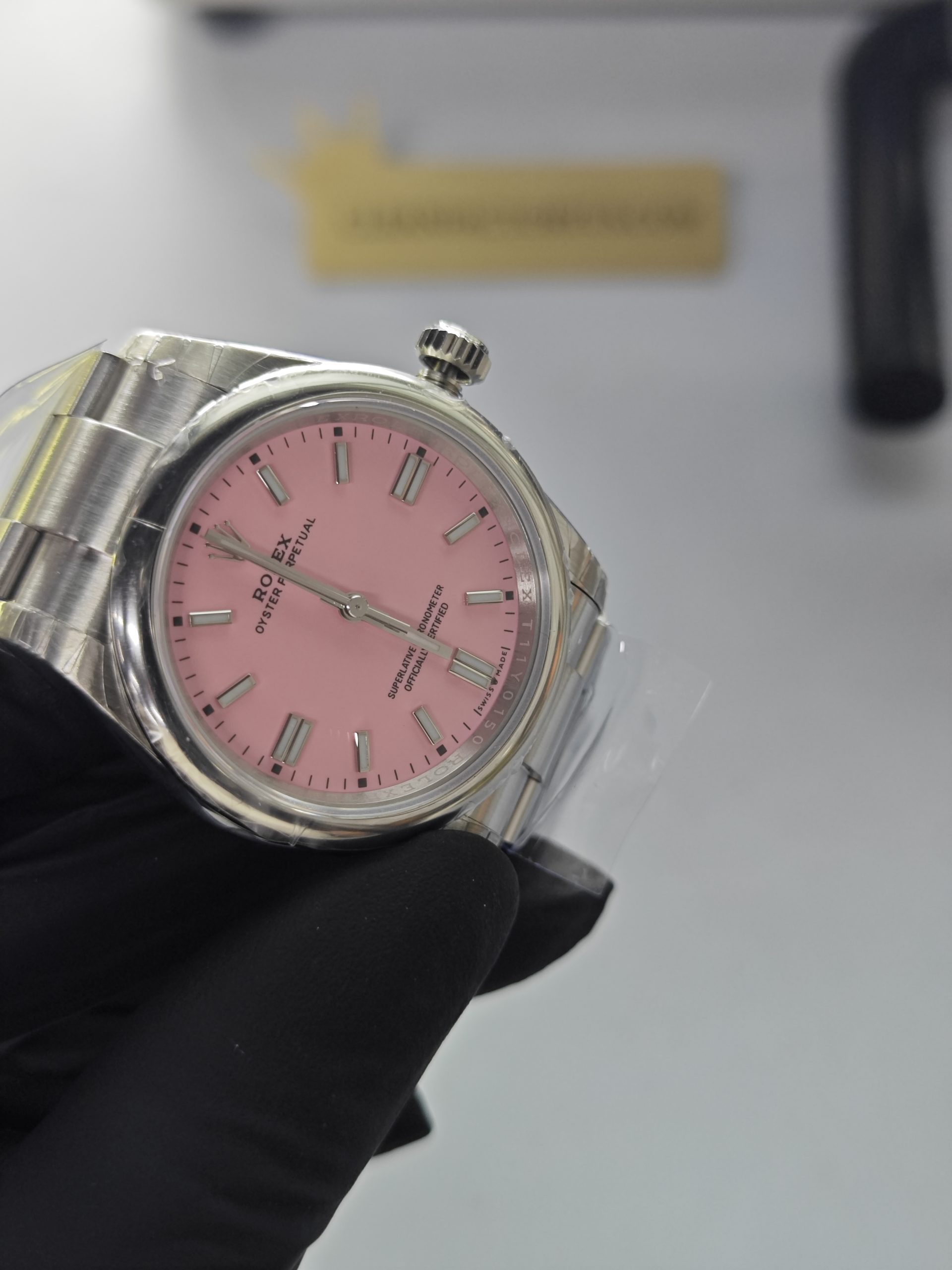 Clean Factory Oyster-perpetual 36mm 126000 Pink Dial