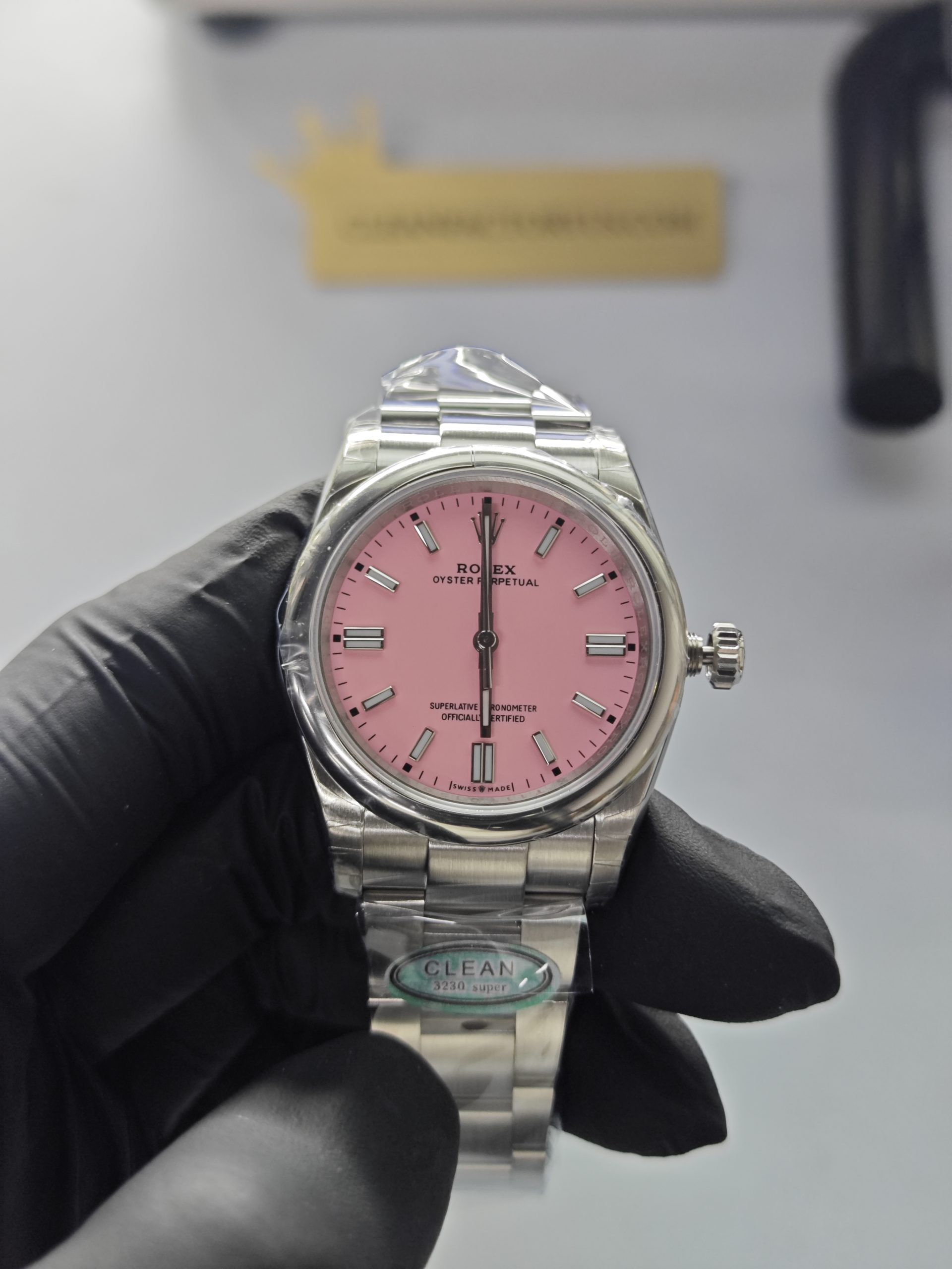Clean Factory Oyster-perpetual 36mm 126000 Pink Dial