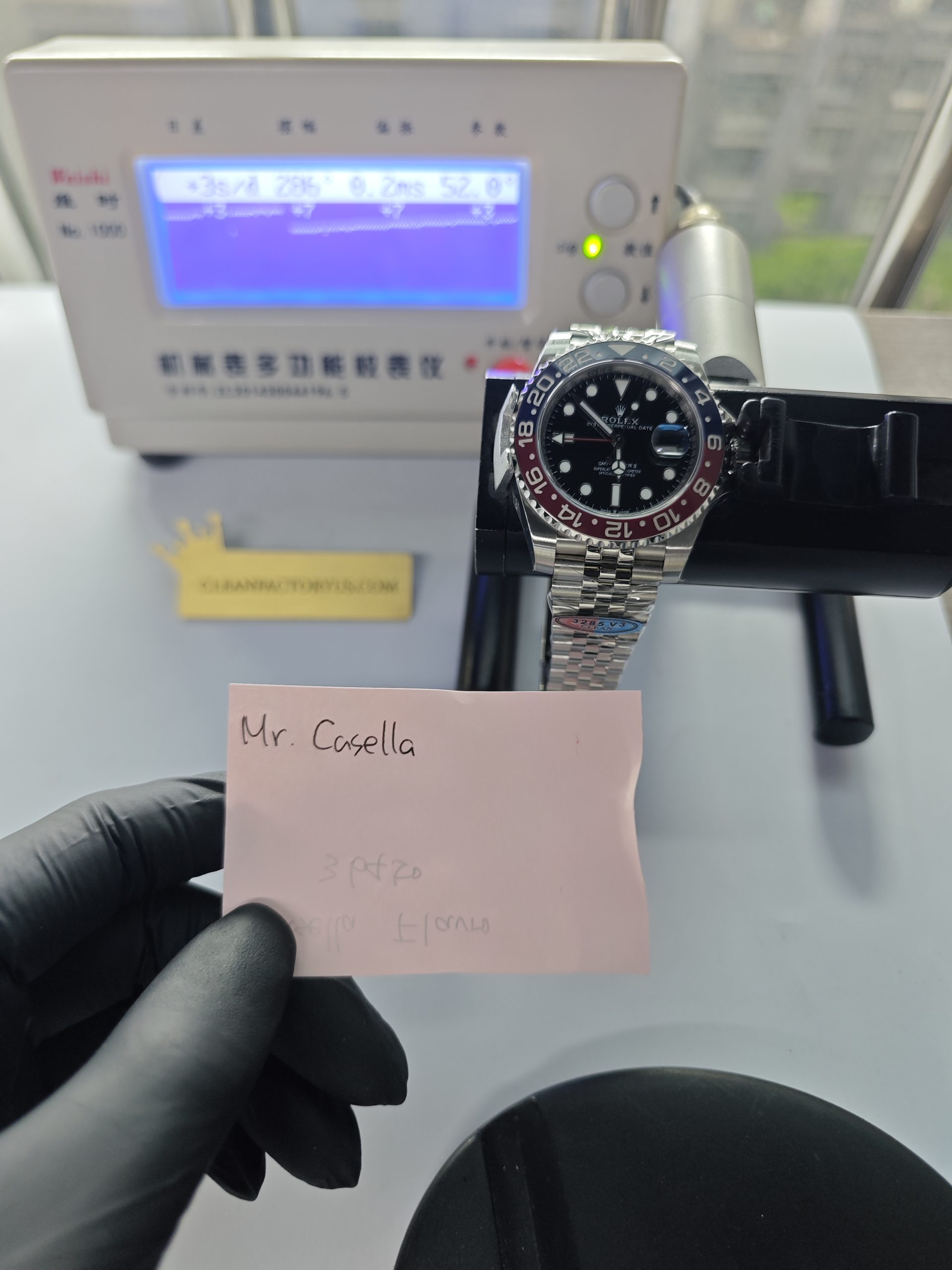 Clean Factory GMT Master II 126710BLRO Jubilee, “Pepsi”Red/Blue Ceramic Bezel