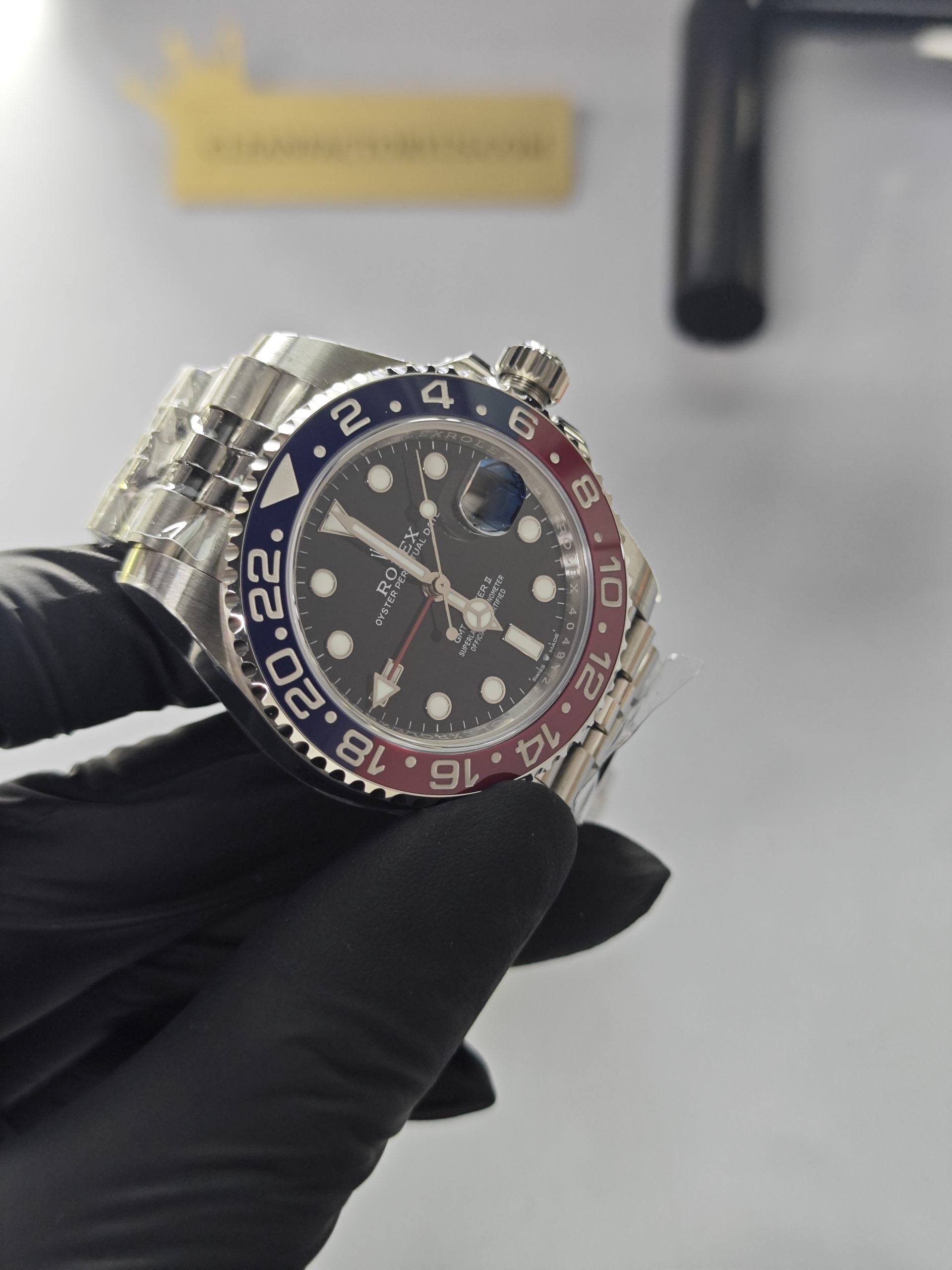 Clean Factory GMT Master II 126710BLRO Jubilee, “Pepsi”Red/Blue Ceramic Bezel