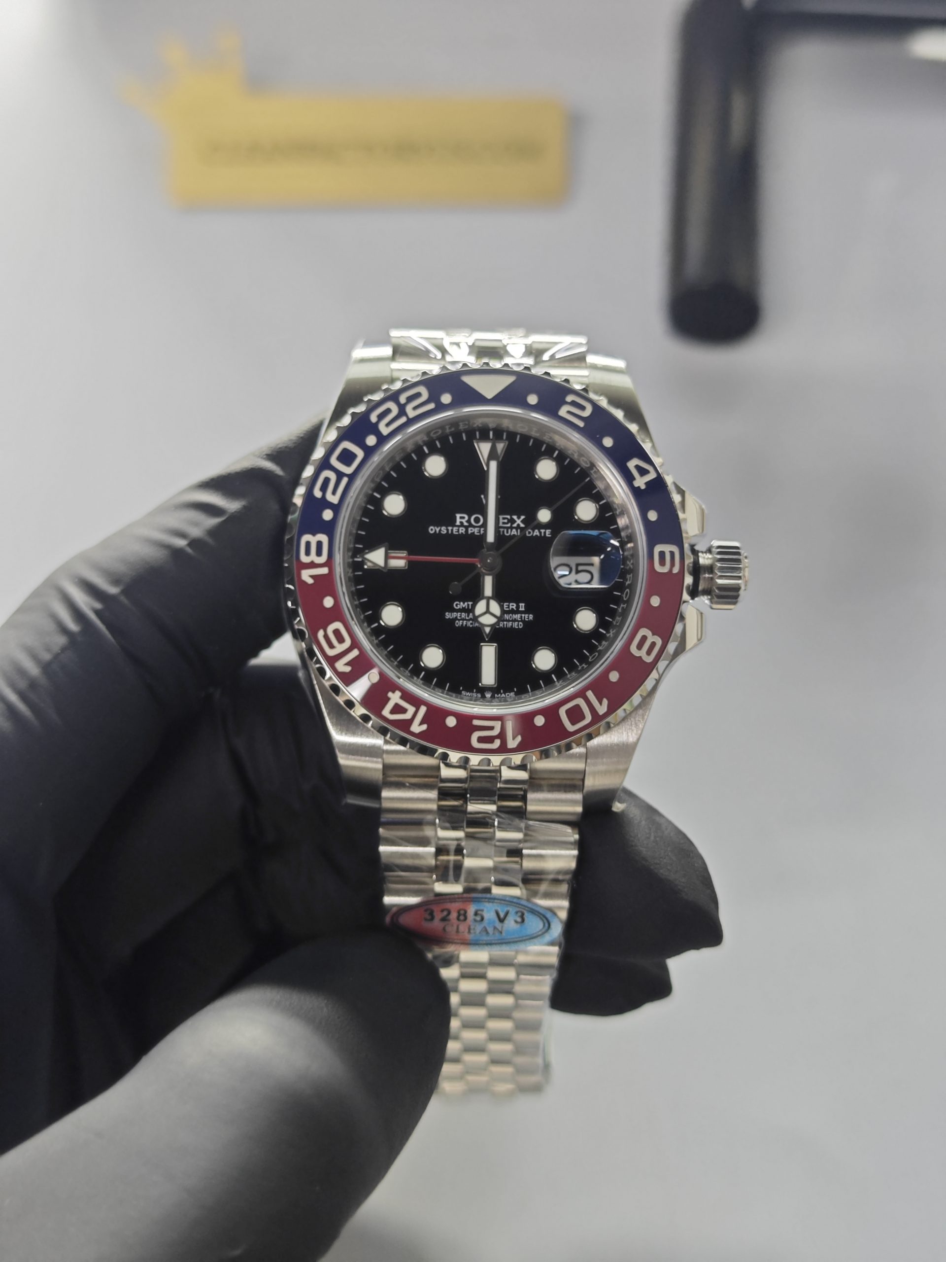 Clean Factory GMT Master II 126710BLRO Jubilee, “Pepsi”Red/Blue Ceramic Bezel