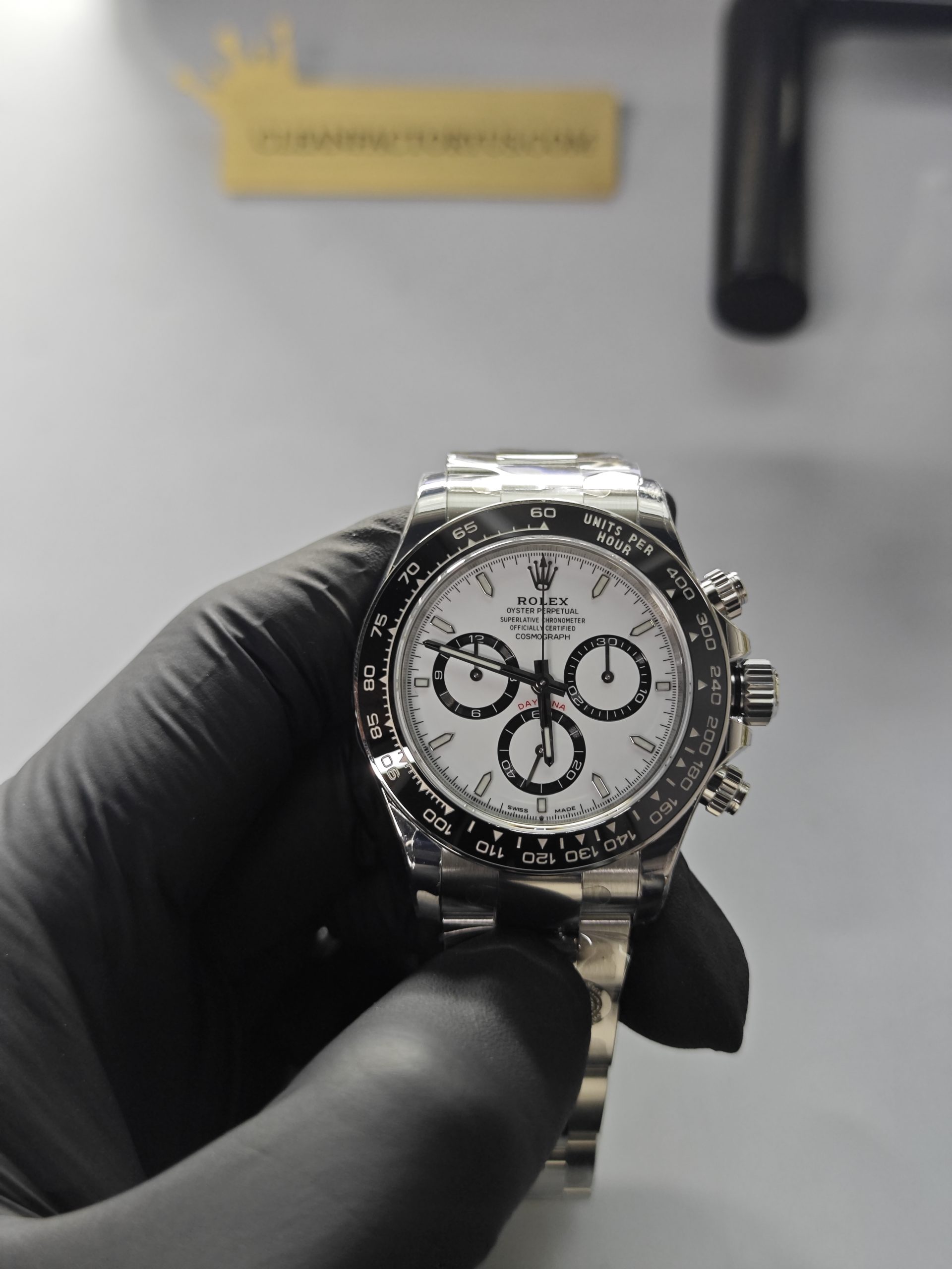 Clean Factory Daytona 126500LN 40mm White Panda Dial, Black Ceramic Bezel