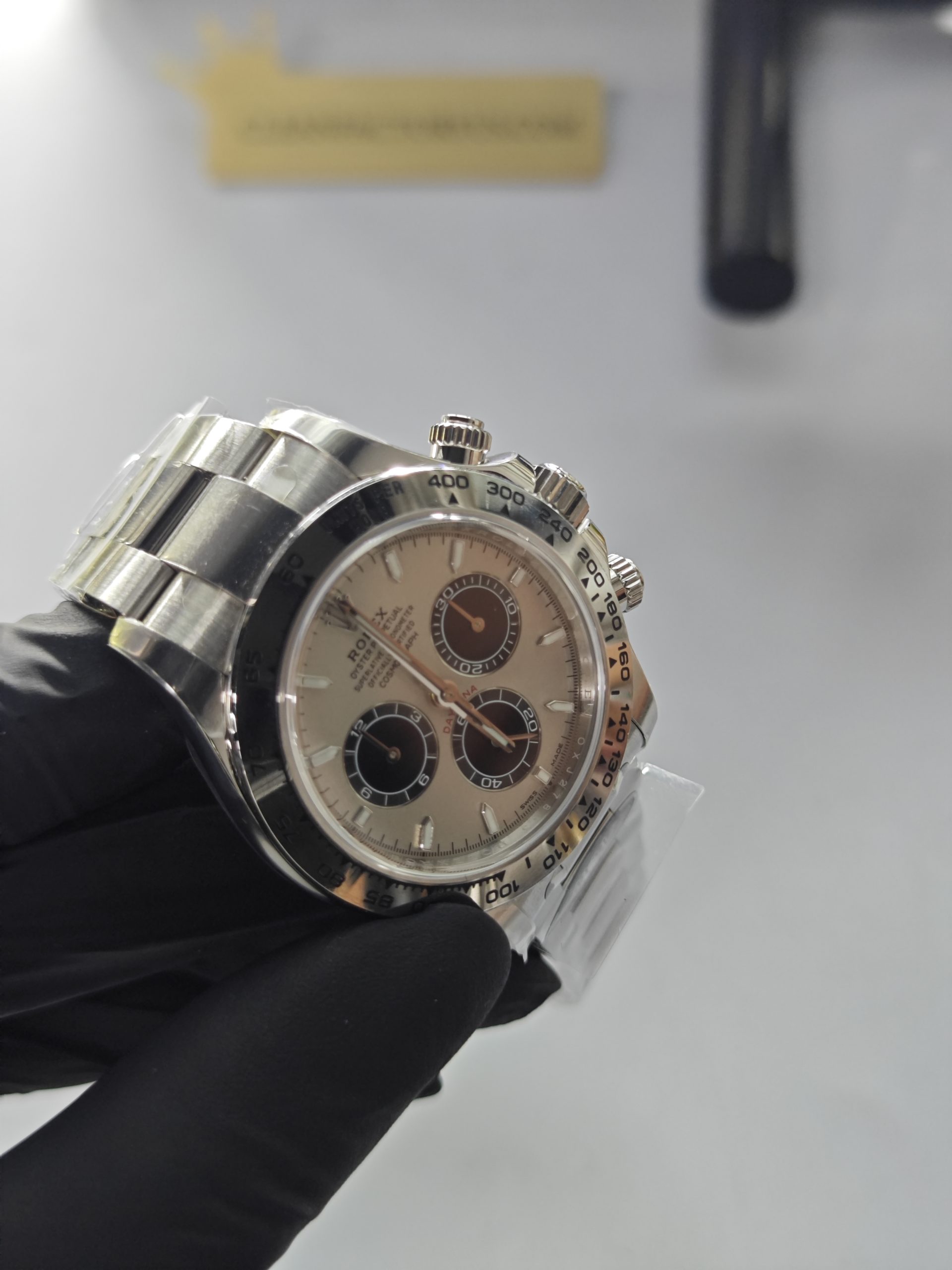 Clean Factory Daytona 126509 Grey Panda Dial, White Gold Bezel