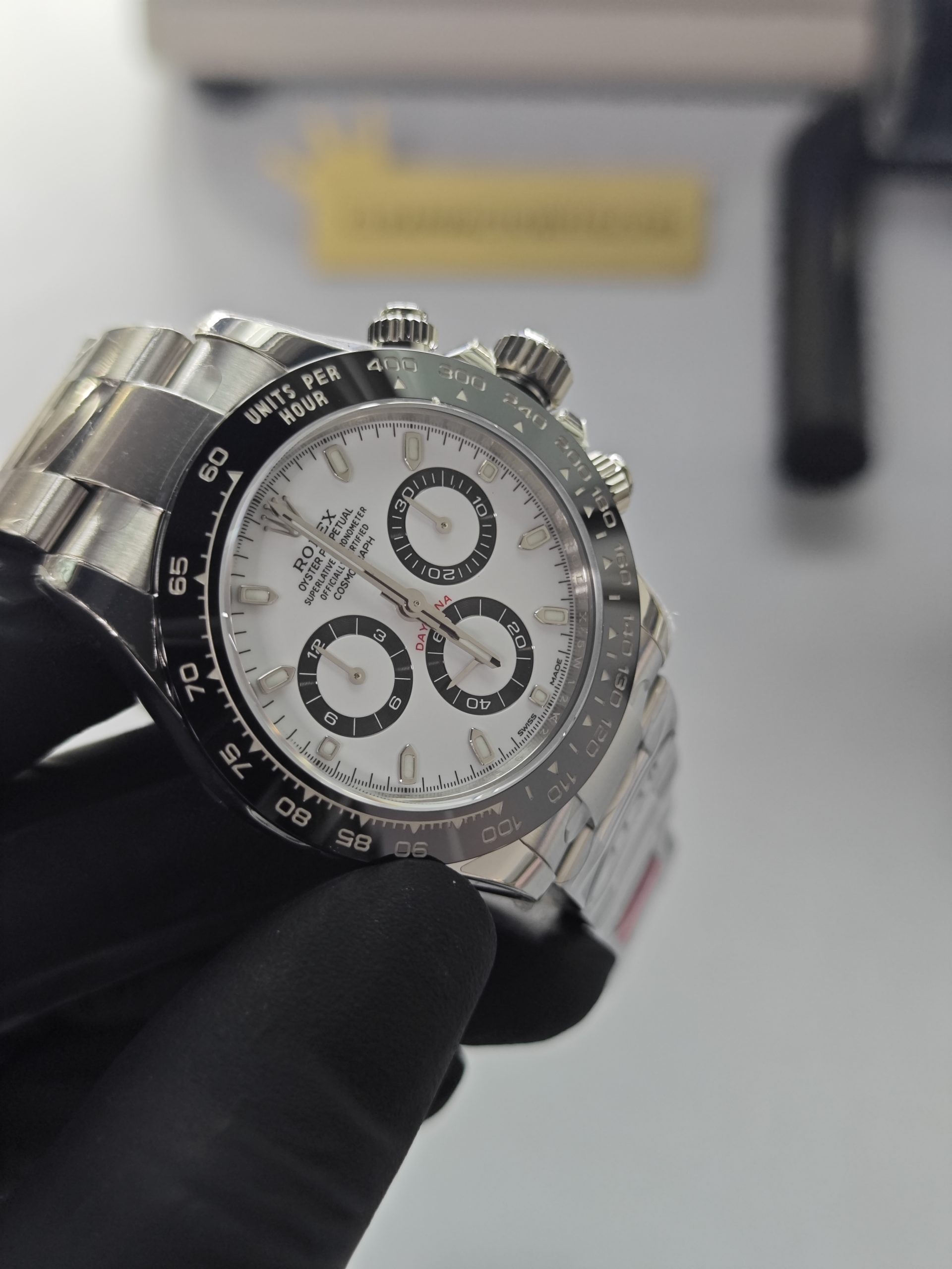 Clean Factory Rolex Daytona 116500ln White Panda Dial