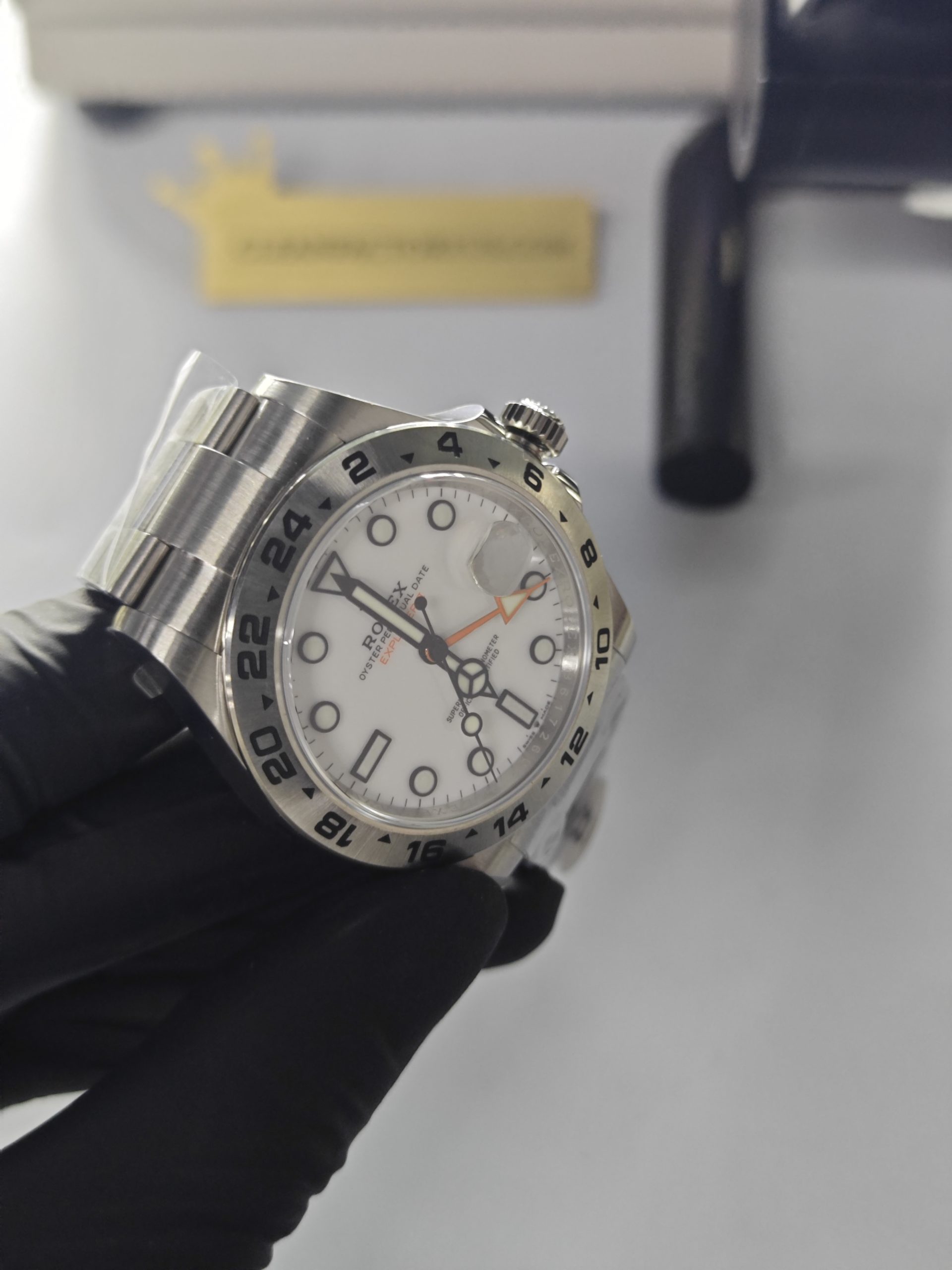 Clean Factory Rolex Explorer II 226570 42mm White Dial