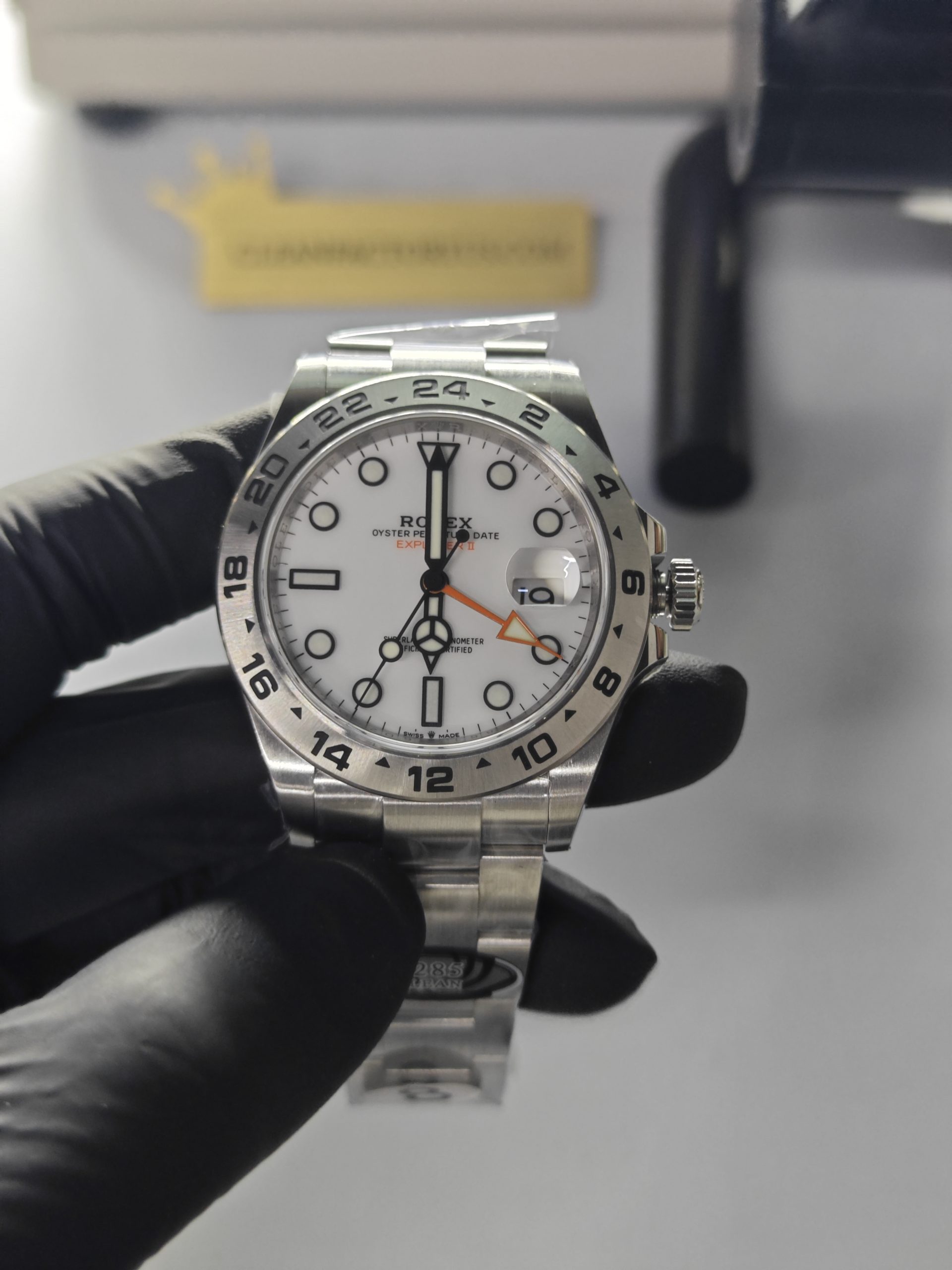 Clean Factory Rolex Explorer II 226570 42mm White Dial