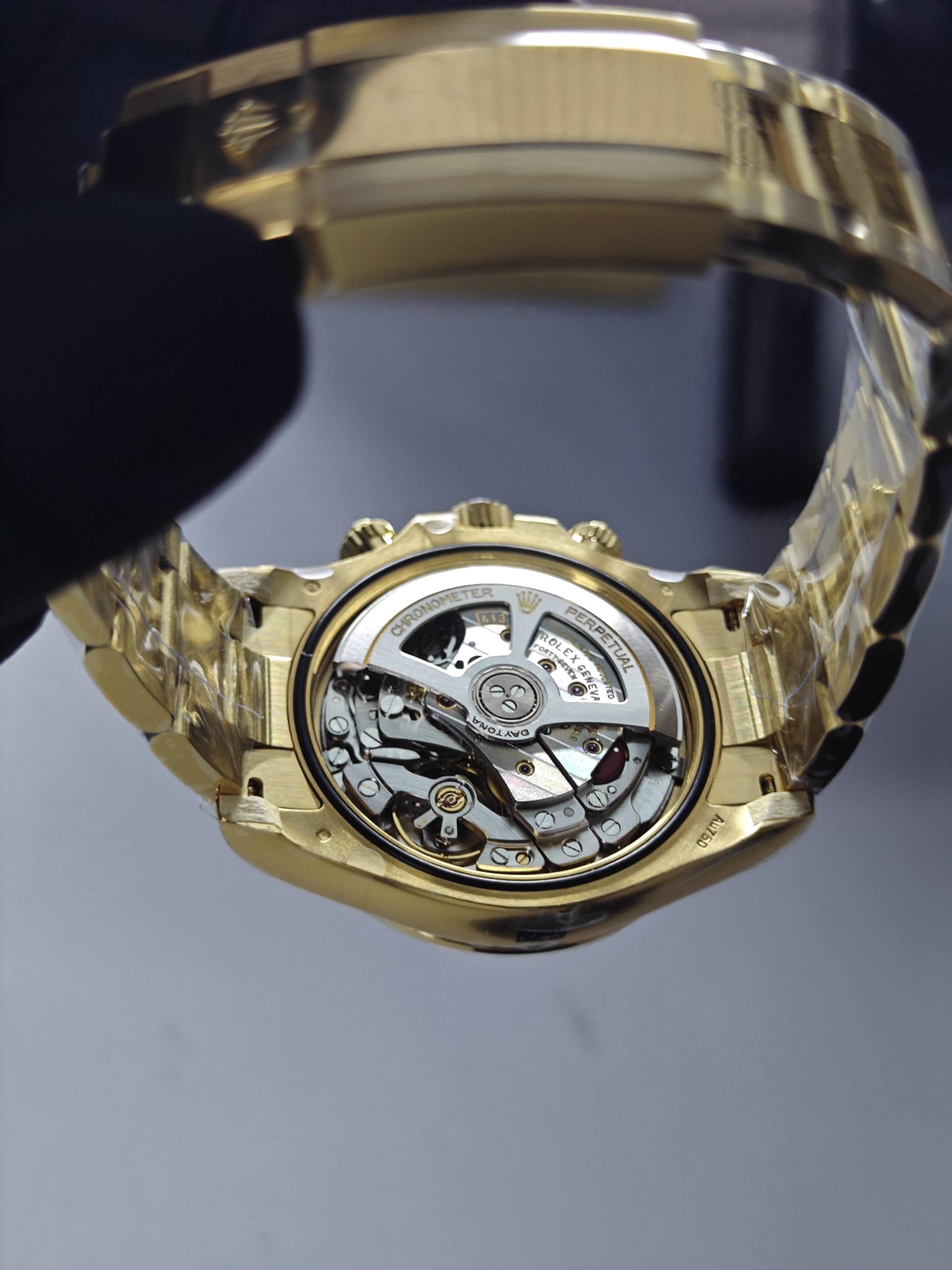 Clean Factory Daytona 126508 “John Mayer”Green Panda Dial, Gold Bezel, Yellow Gold