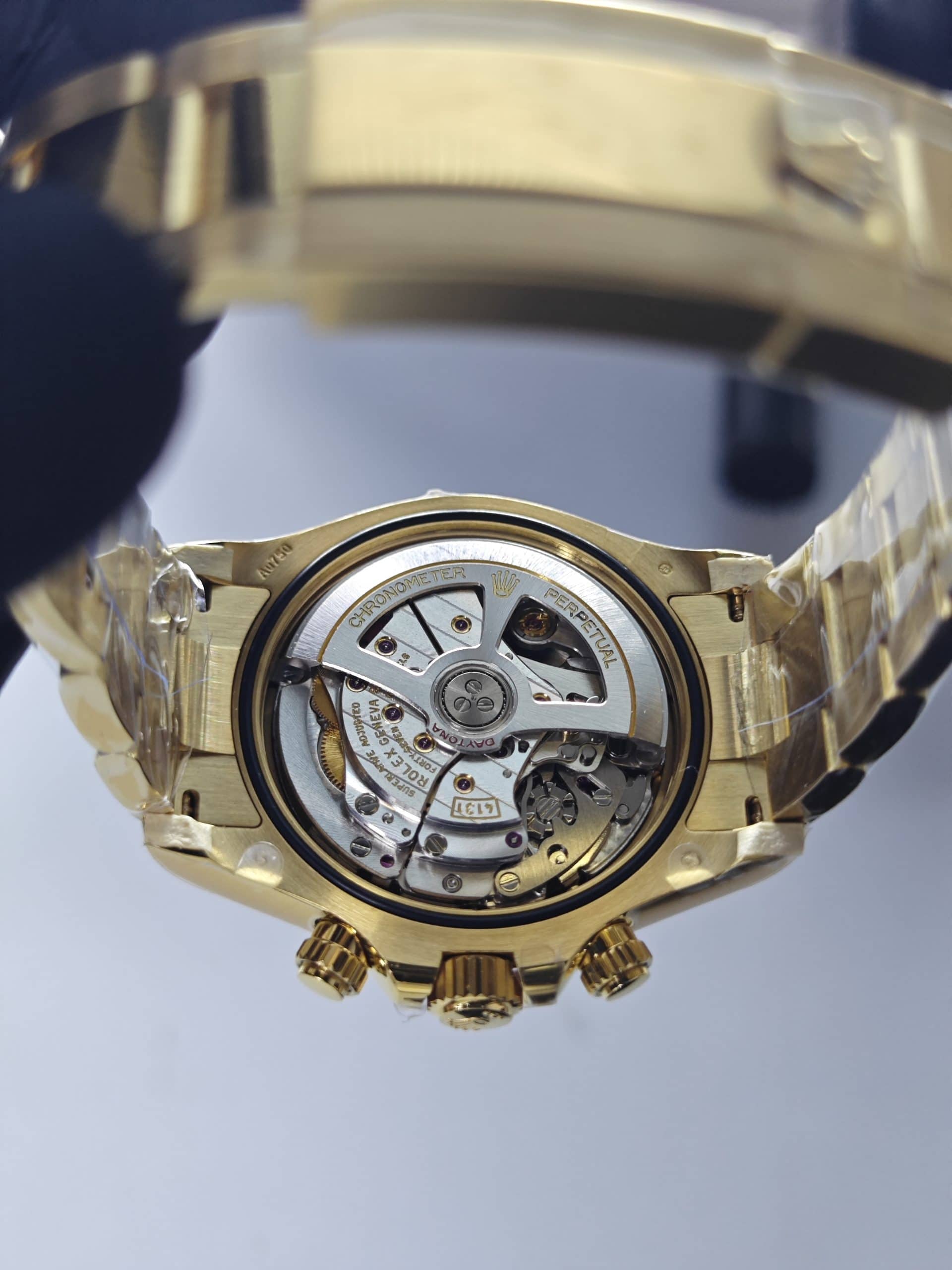 Clean Factory Daytona 126508 “John Mayer”Green Panda Dial, Gold Bezel, Yellow Gold