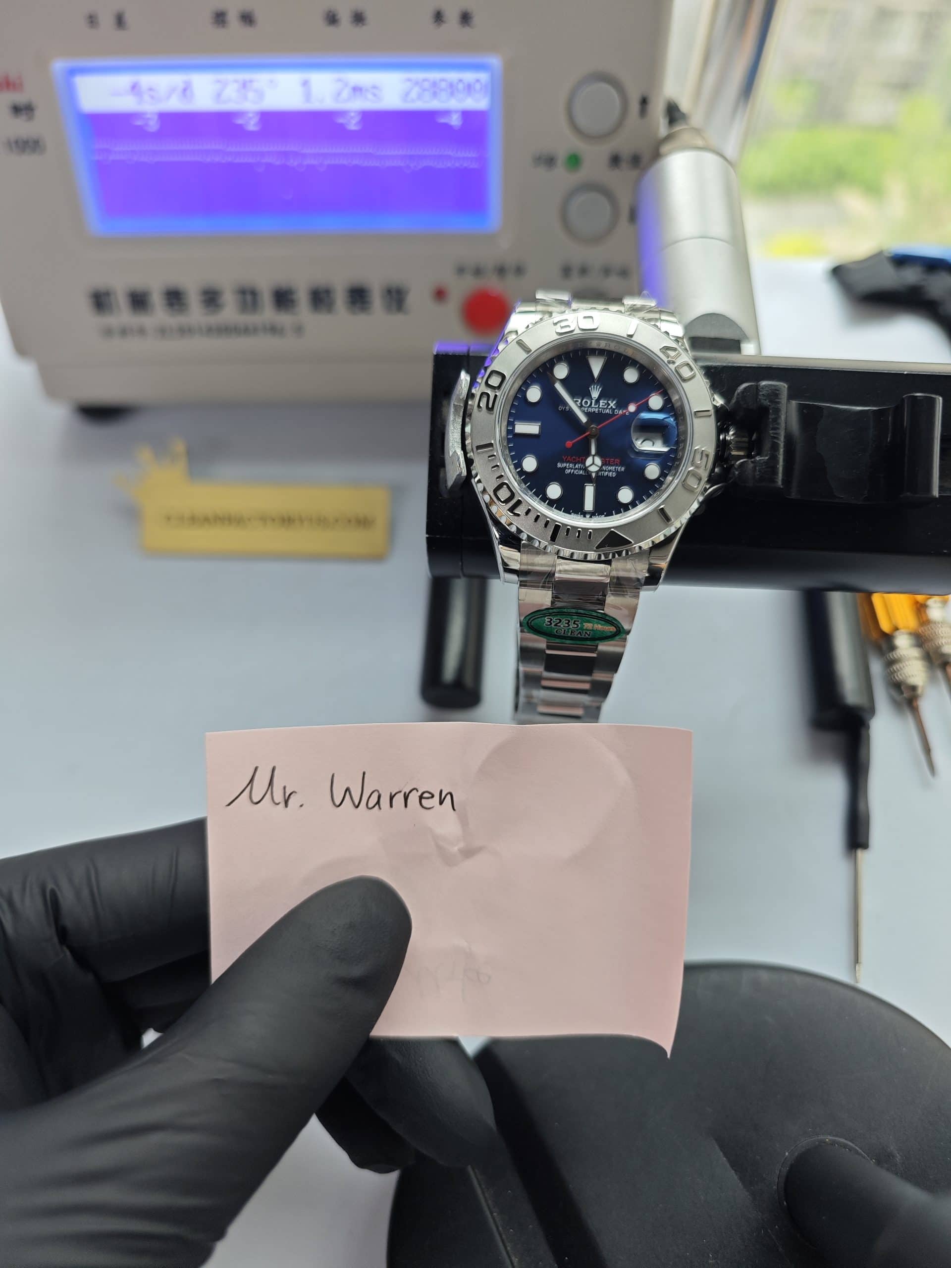 Clean Factory Yacht Master 126622 40mm Blue Dial