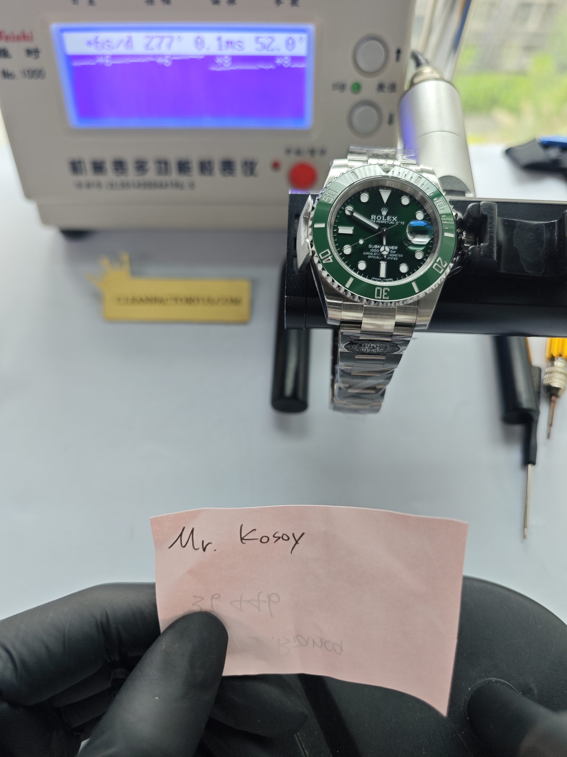 Clean Factory Submariner 116610LV “Hulk” Green Dial 40mm, Ceramic Bezel