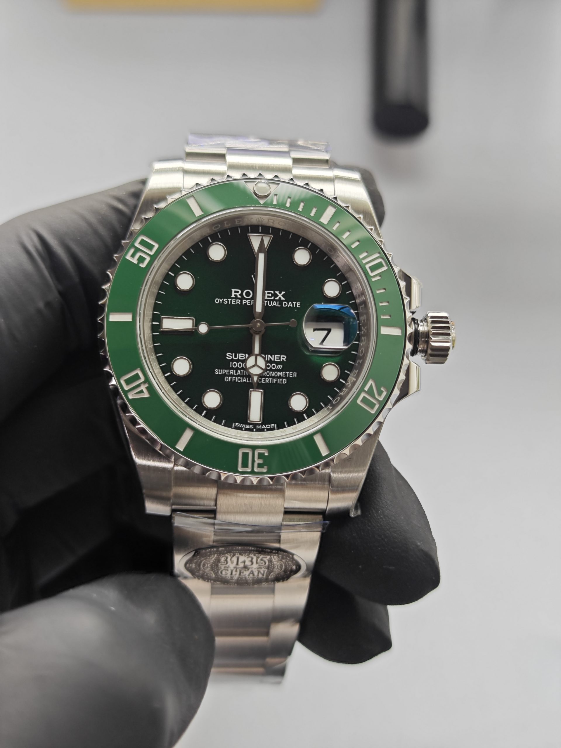 Clean Factory Submariner 116610LV “Hulk” Green Dial 40mm, Ceramic Bezel