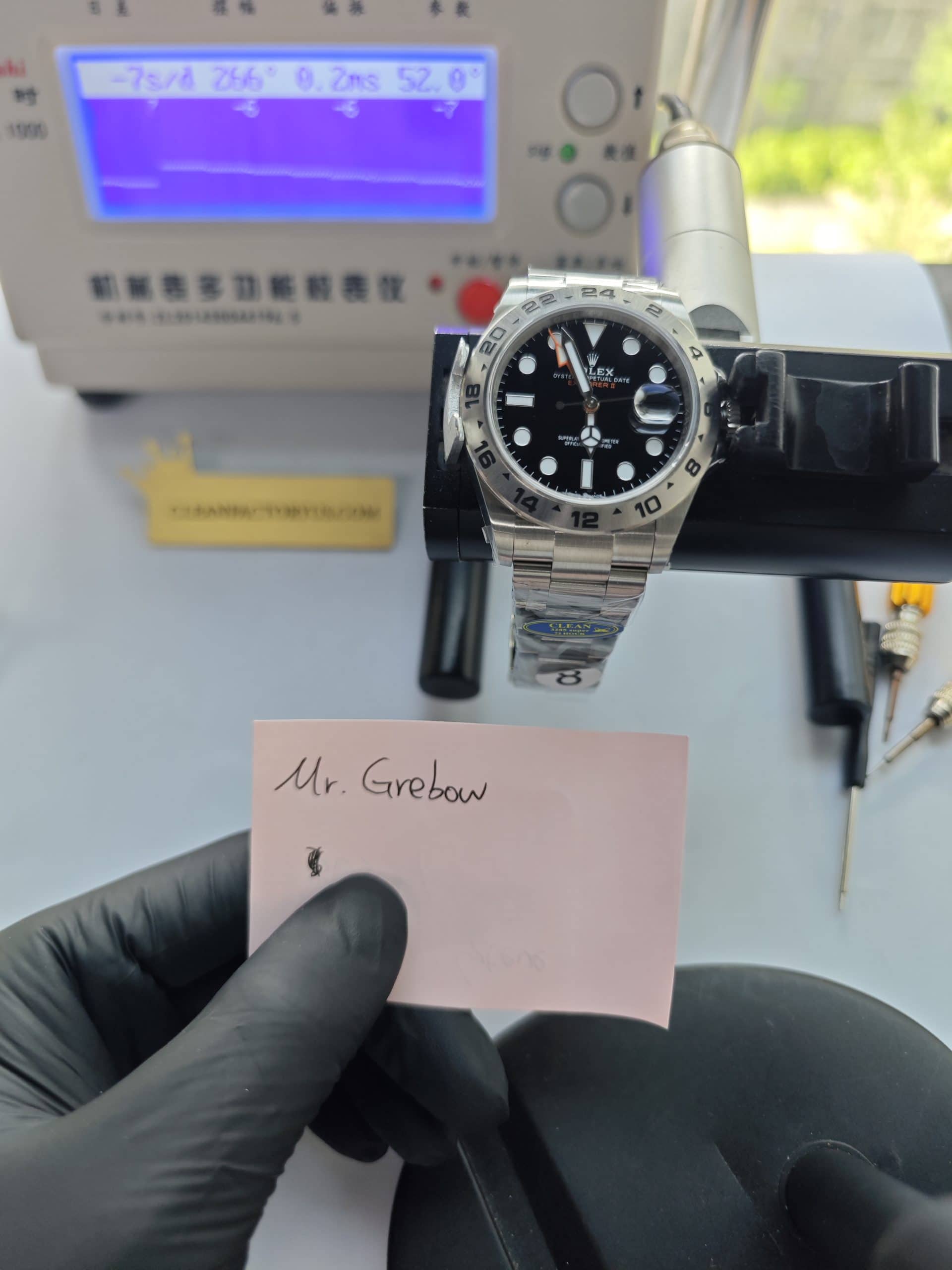 Clean Factory Explorer II 226570 42mm Black Dial