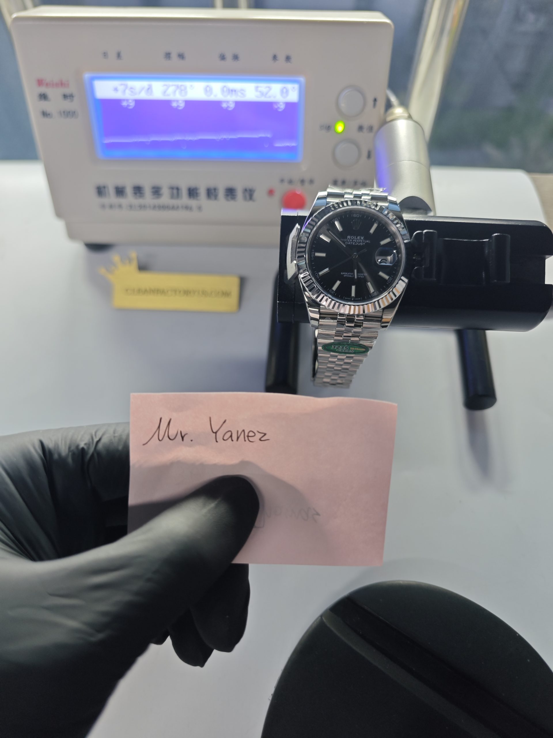 Clean Factory Datejust 41mm Jubilee Grey Dial, White Gold Fluted Bezel