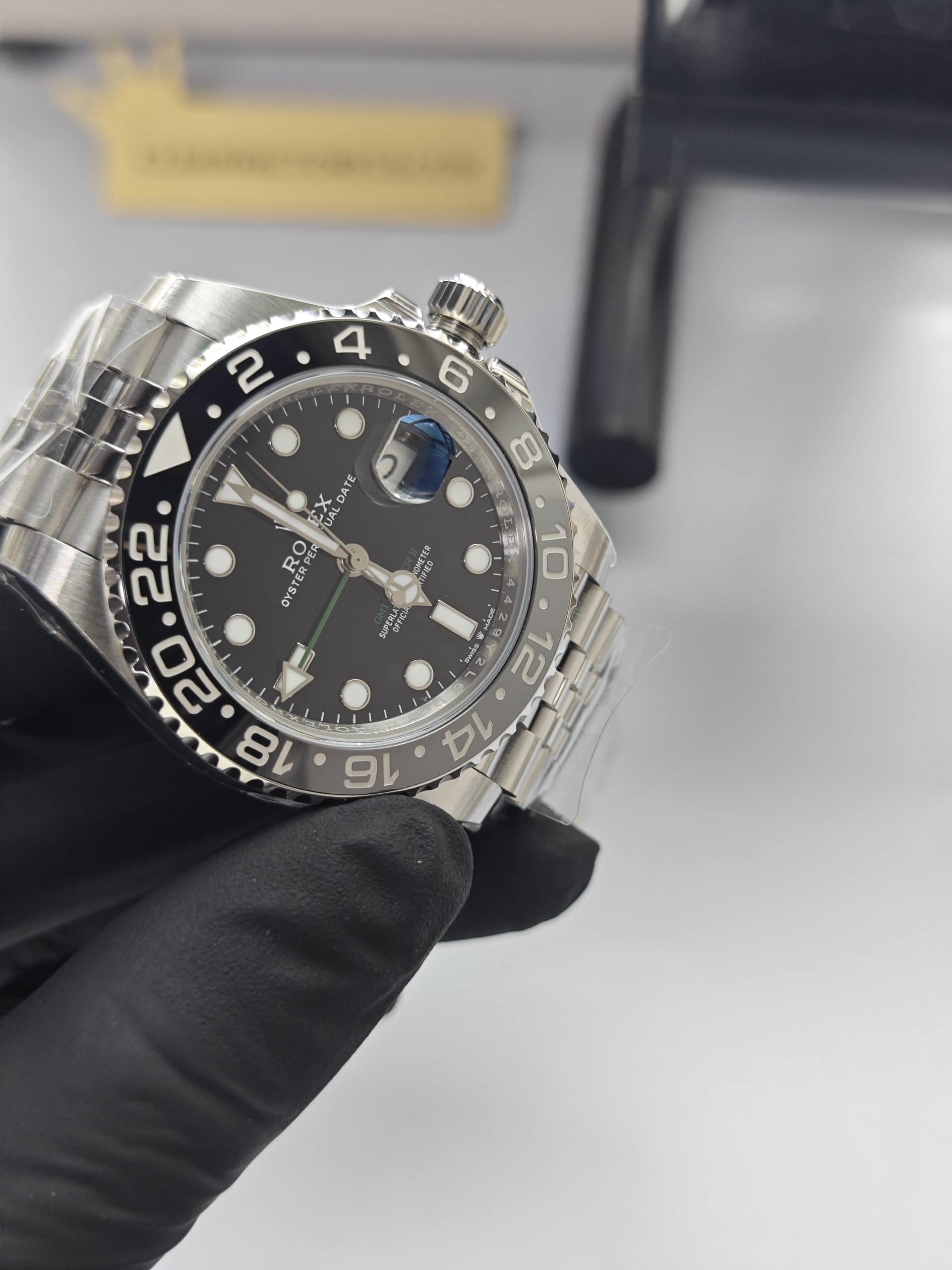 Clean Factory Rolex Gmt Master II 126710blro Jubilee Pepsired Blue Ceramic Bezel