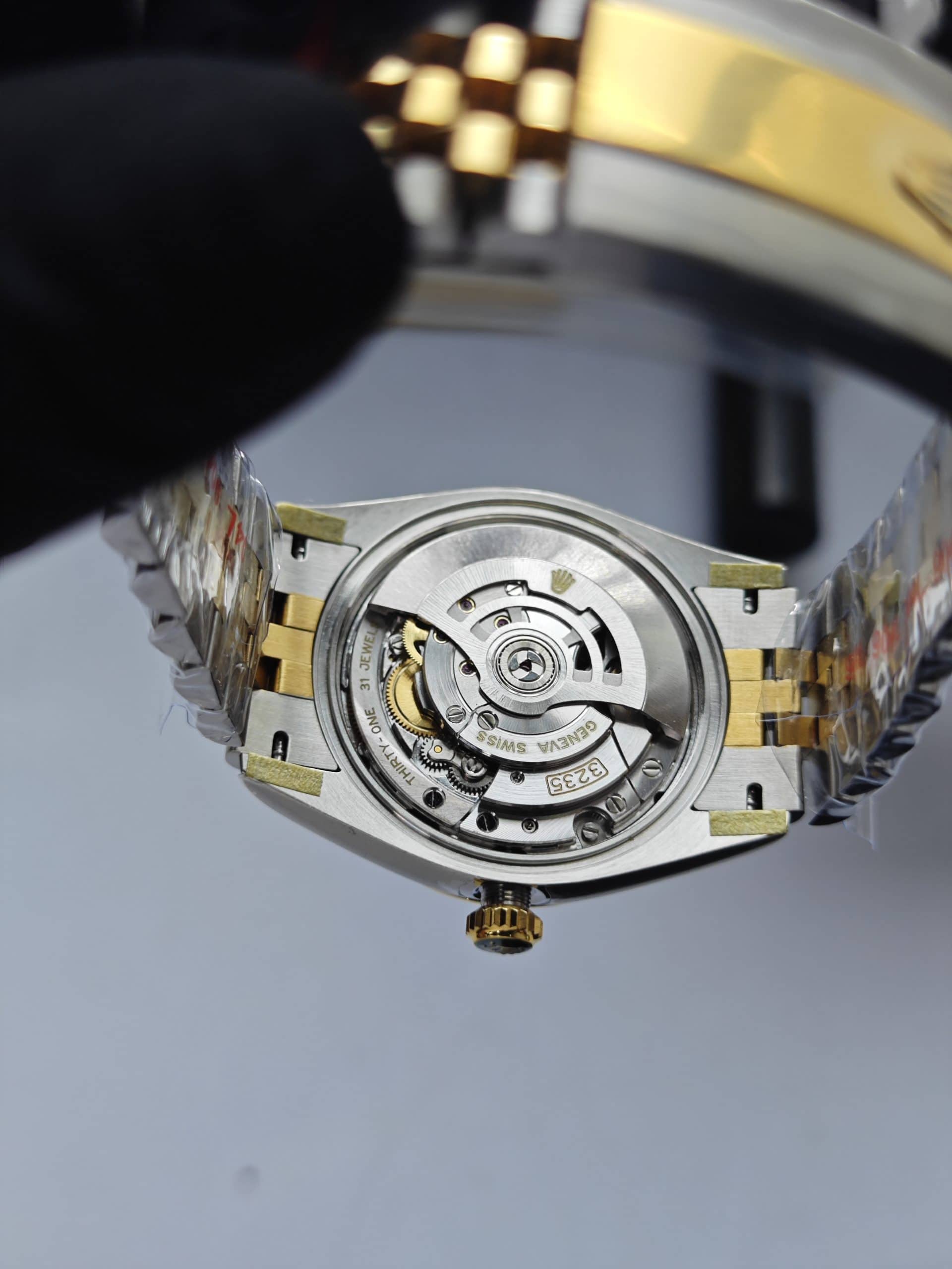 Clean Factory Datejust 36mm 126233Jubilee Two-Tone, Gold Diamond Dial, Gold Fluted Bezel