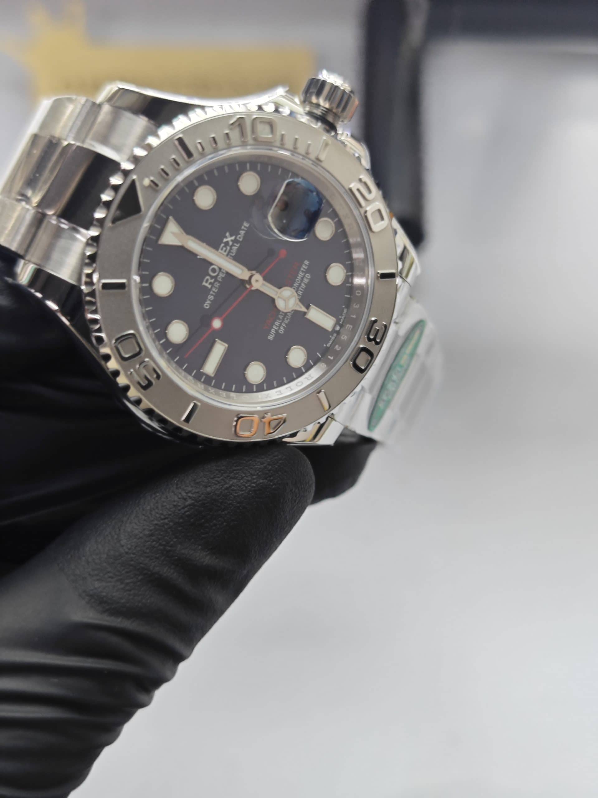 Clean Factory Rolex Yacht Master 126622 40mm Blue Dial Platinum Bezel