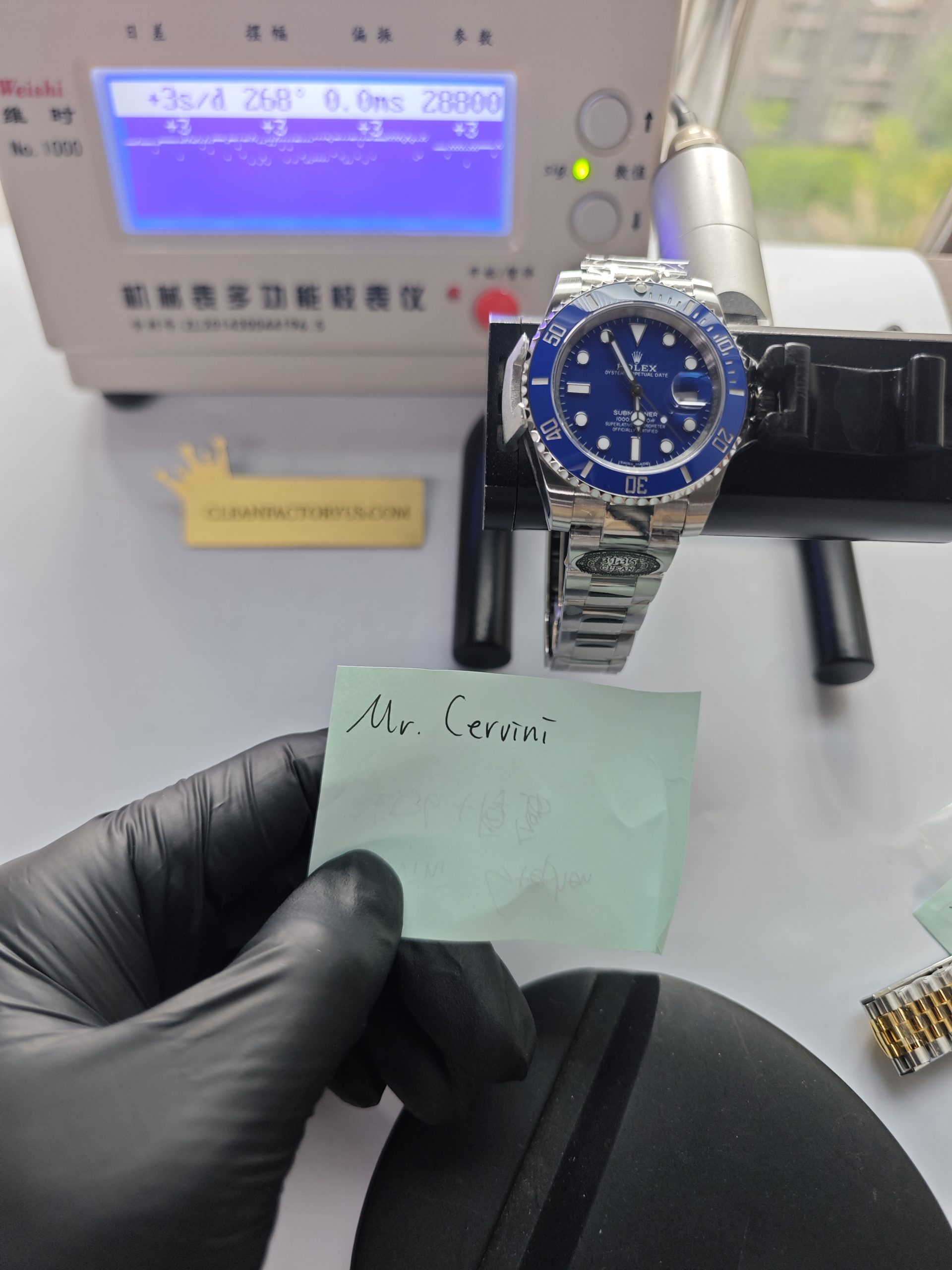 Clean Factory Rolex Submariner 116619lb 40mm Blue Dial Smurf Ceramic Bezel
