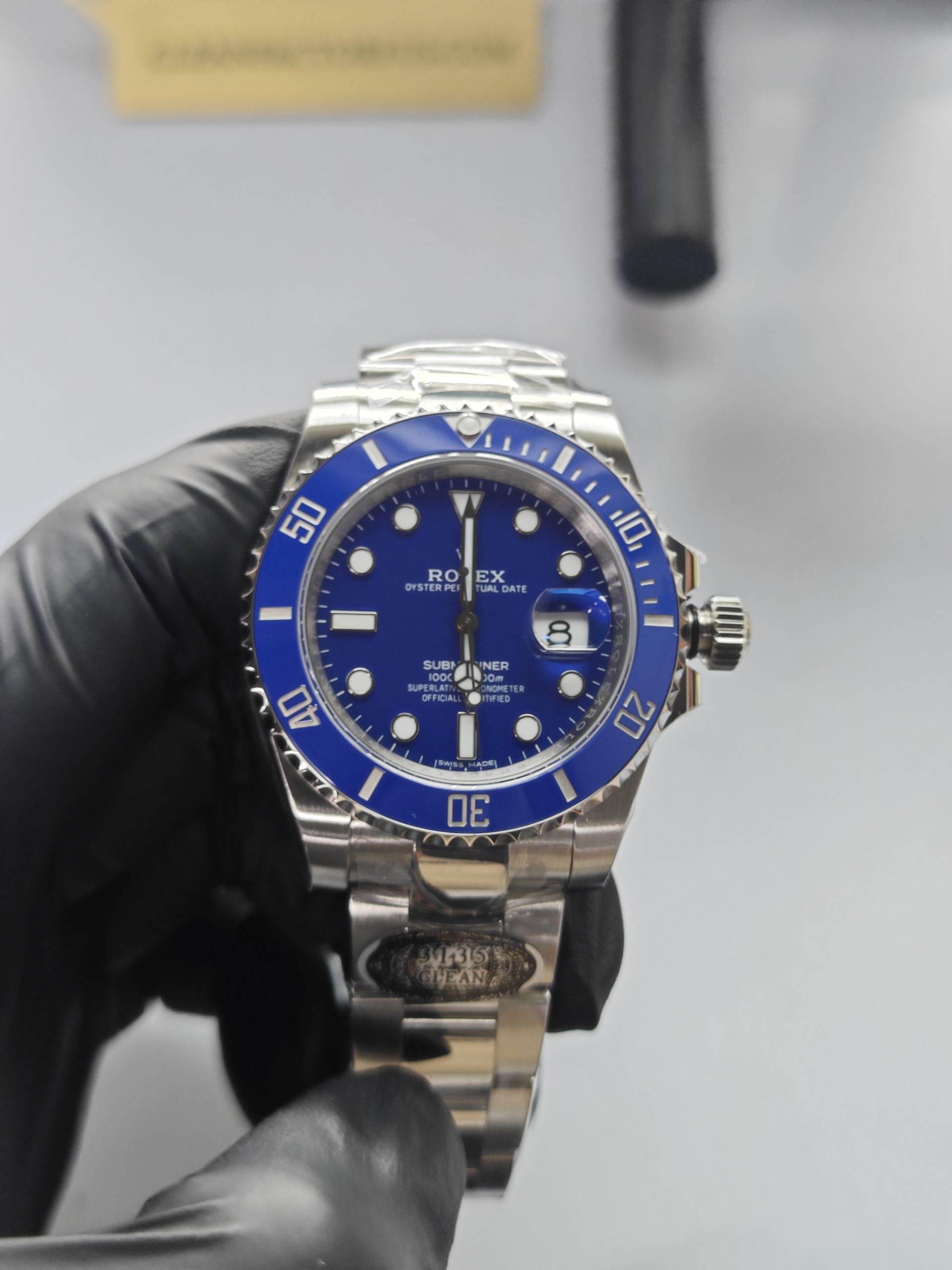 Clean Factory Rolex Submariner 116619lb 40mm Blue Dial Smurf Ceramic Bezel