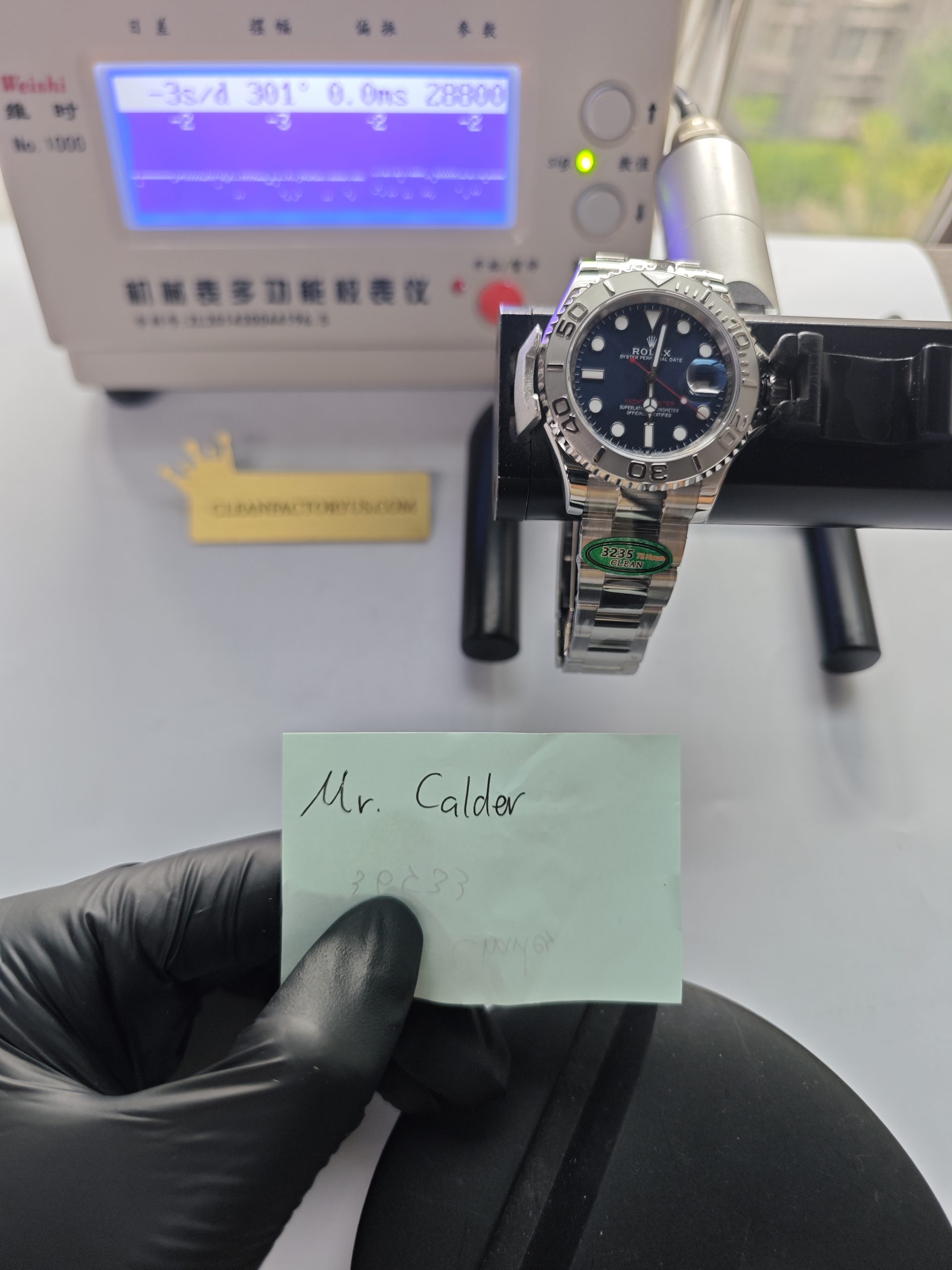 Clean Factory Rolex Yacht Master 126622 40mm Blue Dial Platinum Bezel