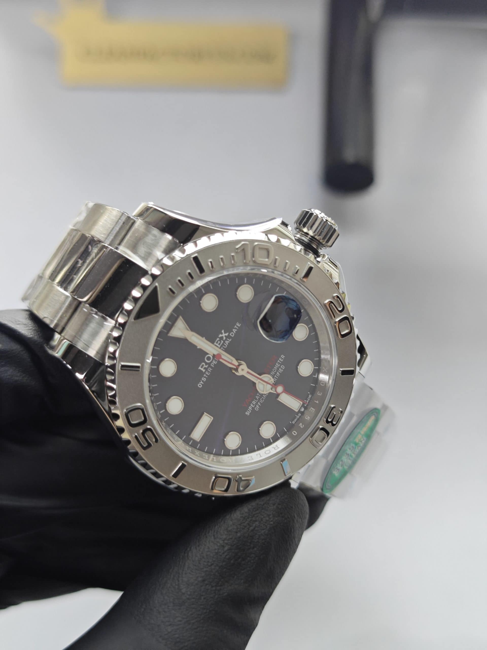 Clean Factory Rolex Yacht Master 126622 40mm Blue Dial Platinum Bezel