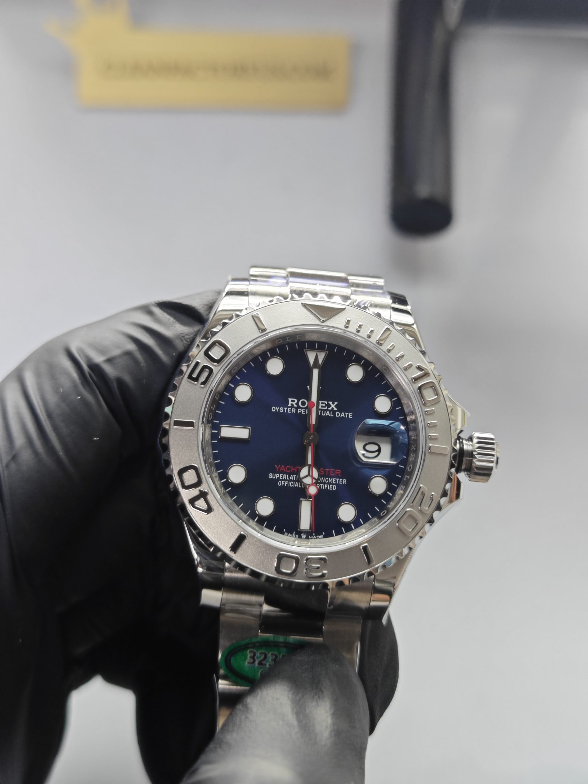 Clean Factory Rolex Yacht Master 126622 40mm Blue Dial Platinum Bezel