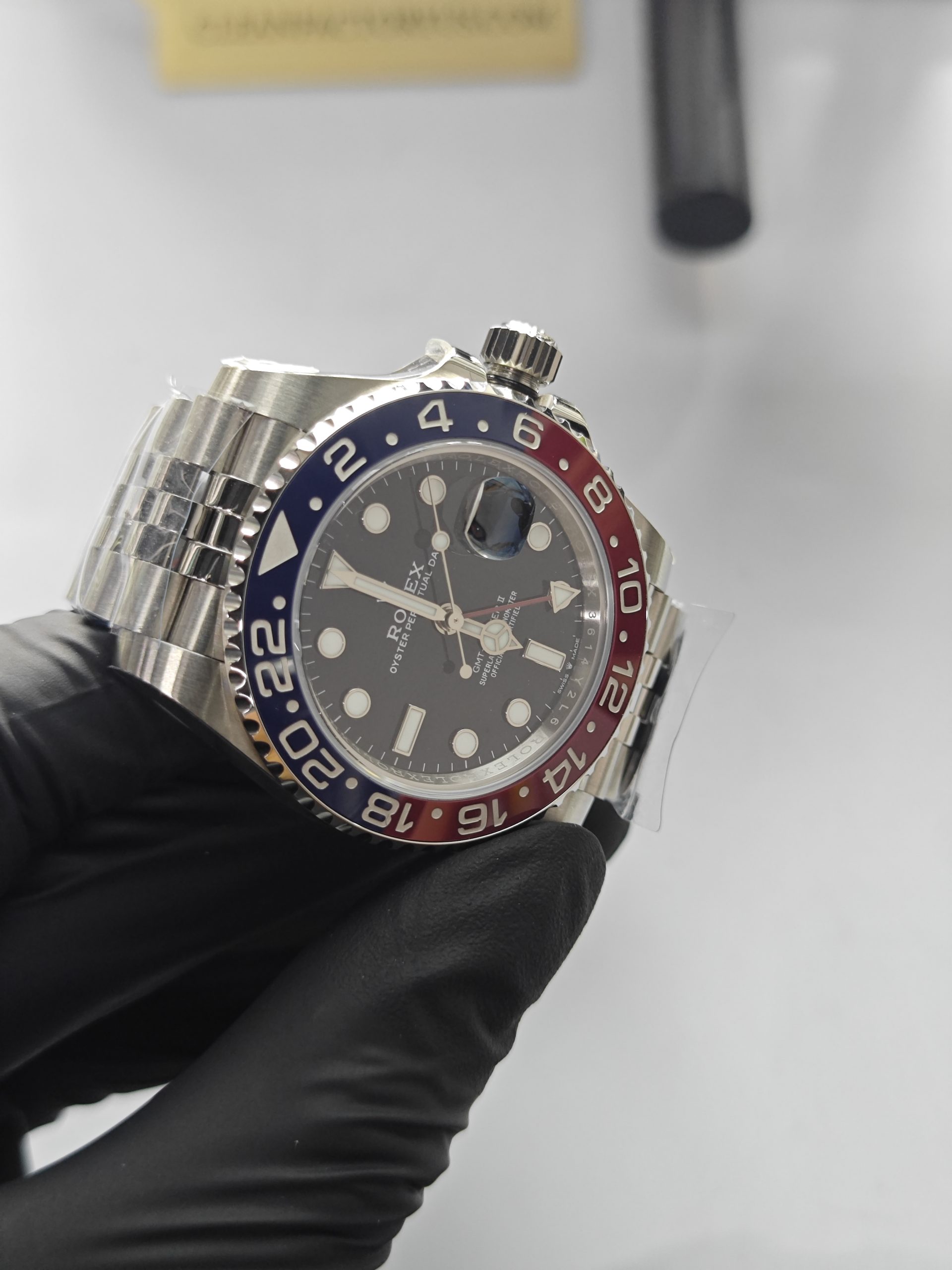 Clean Factory GMT Master II 126710BLRO Jubilee, “Pepsi”Red/Blue Ceramic Bezel
