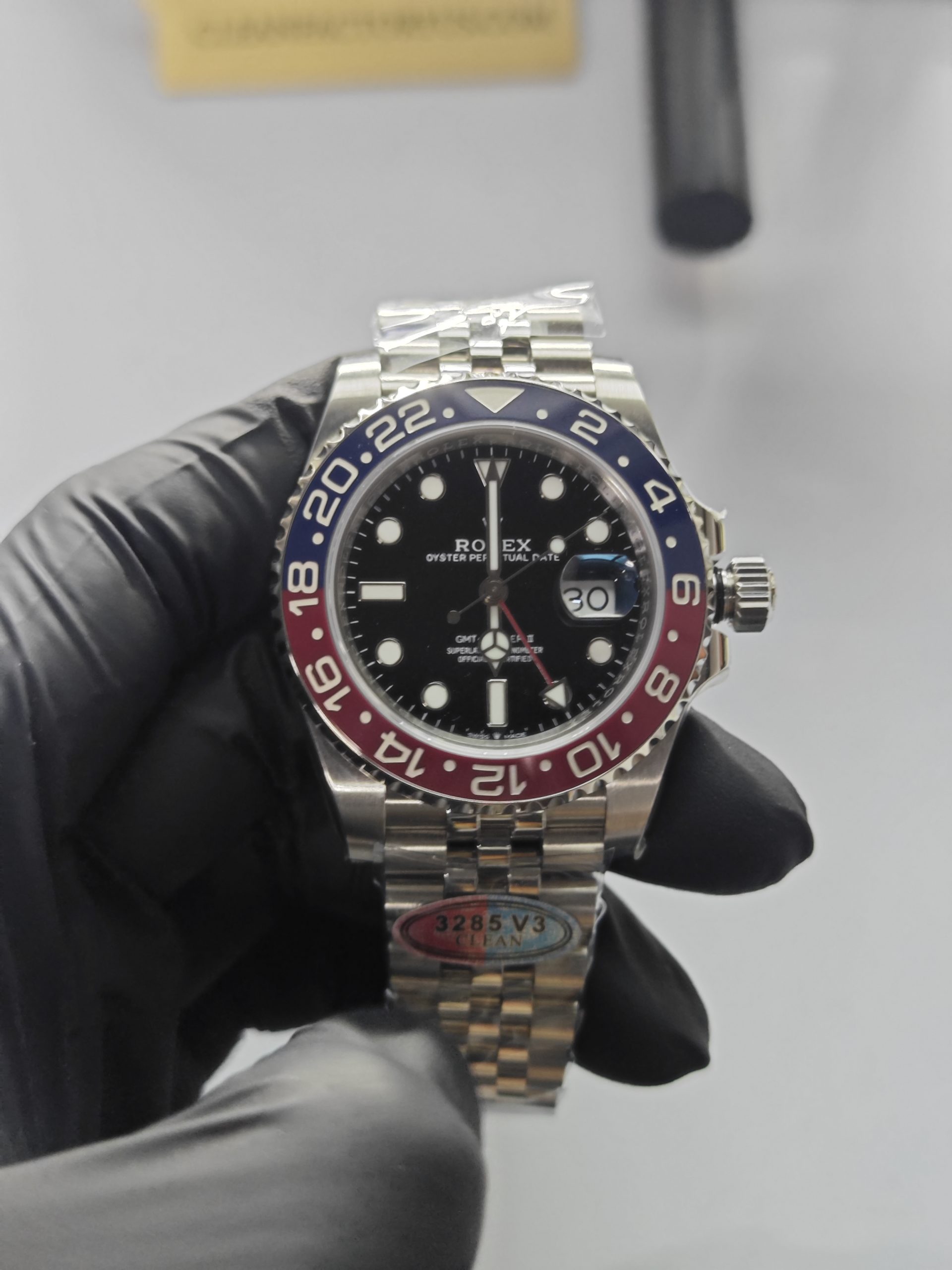 Clean Factory GMT Master II 126710BLRO Jubilee, “Pepsi”Red/Blue Ceramic Bezel