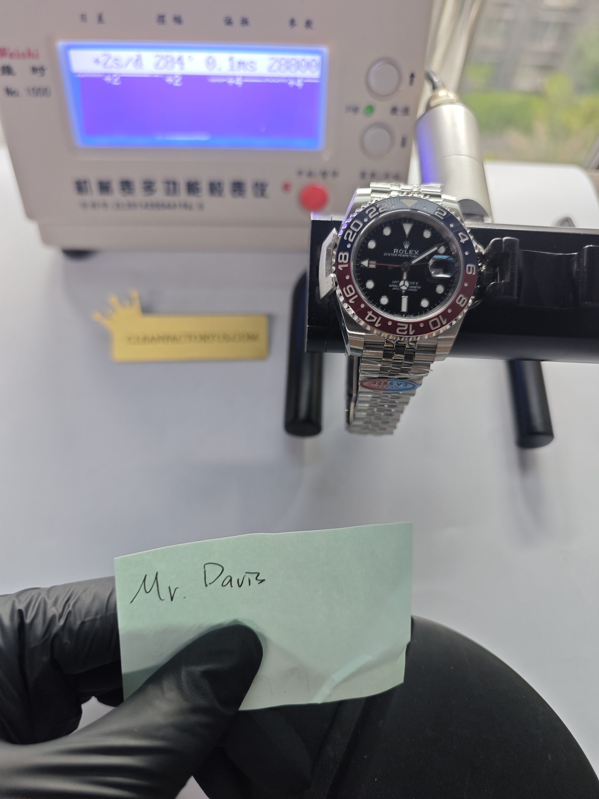 Clean Factory GMT Master II 126710BLRO Jubilee, “Pepsi”Red/Blue Ceramic Bezel