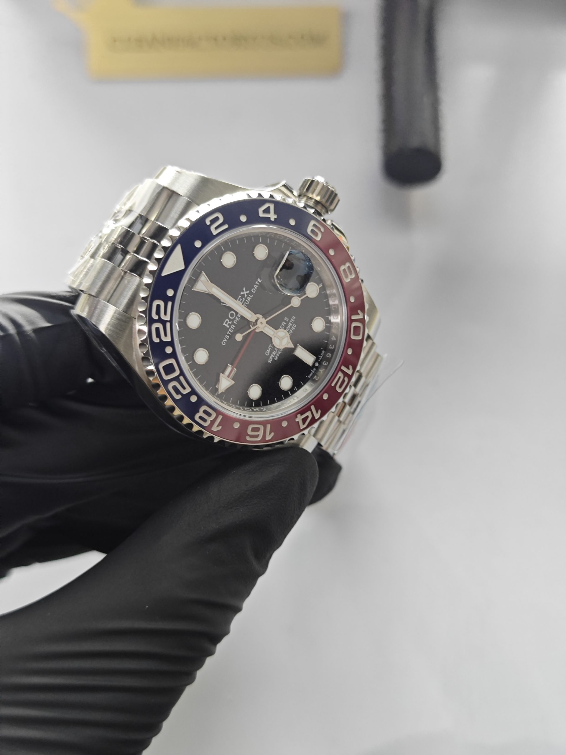 Clean Factory GMT Master II 126710BLRO Jubilee, “Pepsi”Red/Blue Ceramic Bezel