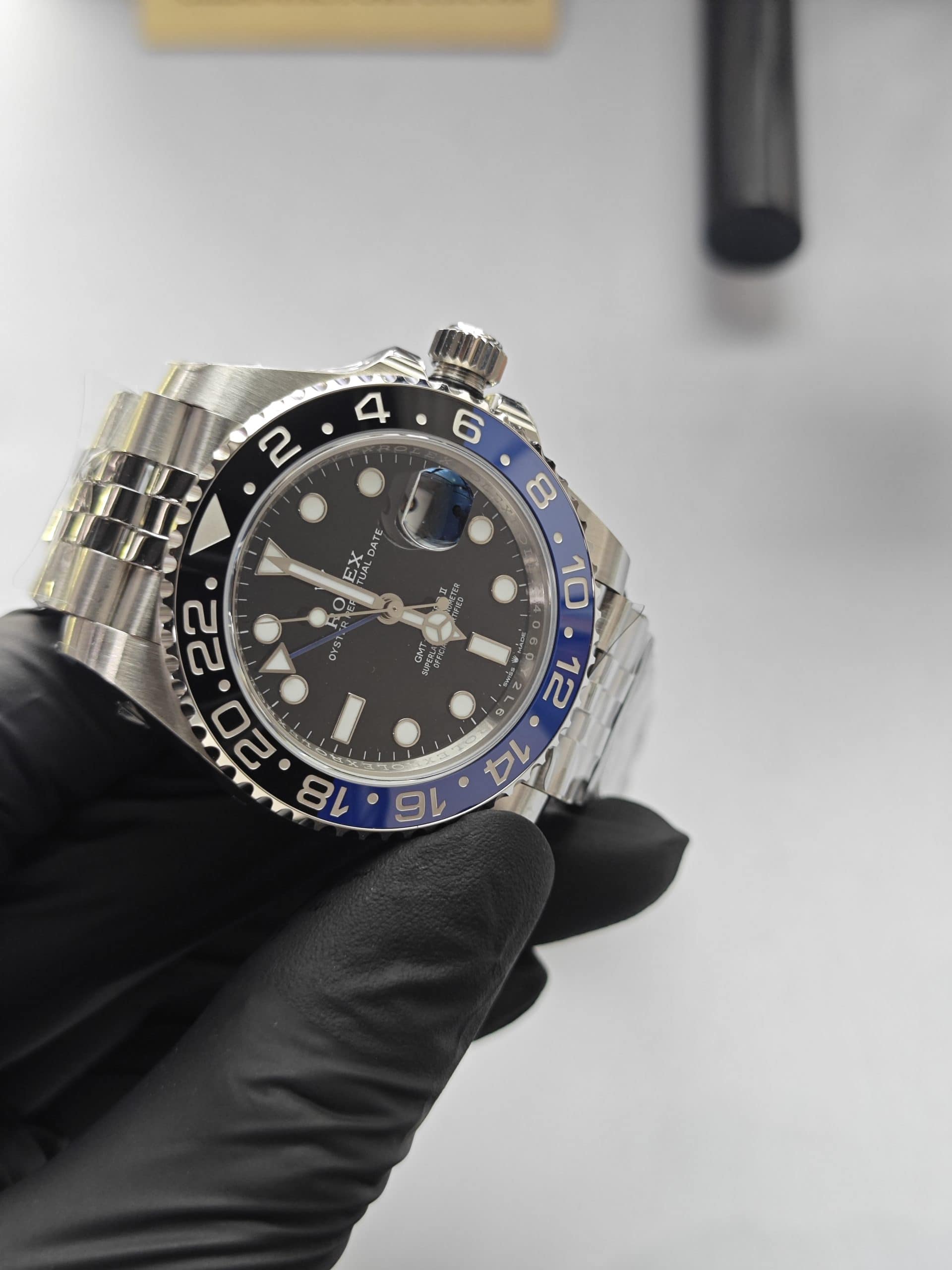 Clean Factory GMT Master II 126710BLNR Oyster, “BATMAN”Black/Blue Ceramic Bezel