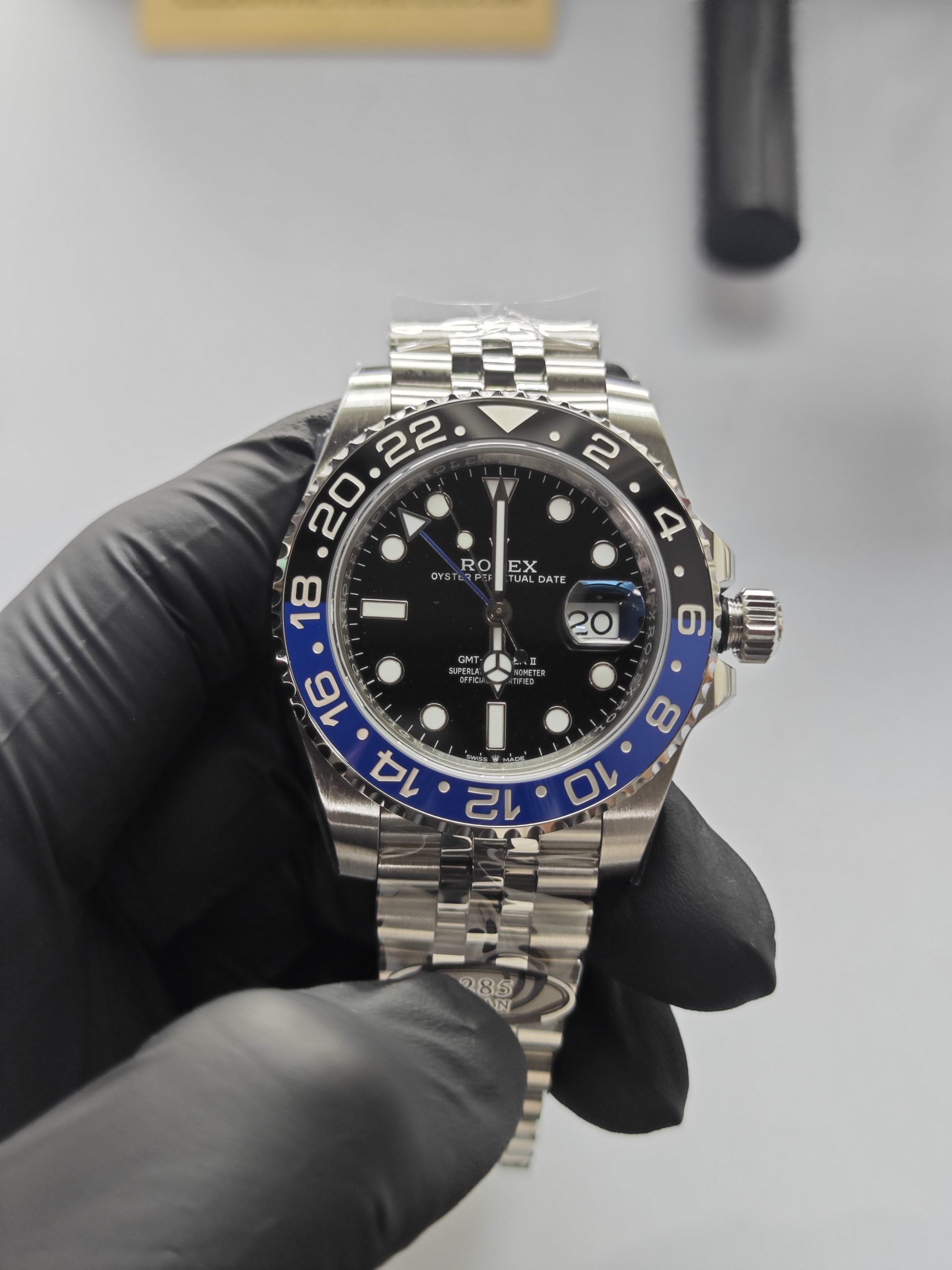 Clean Factory GMT Master II 126710BLNR Oyster, “BATMAN”Black/Blue Ceramic Bezel