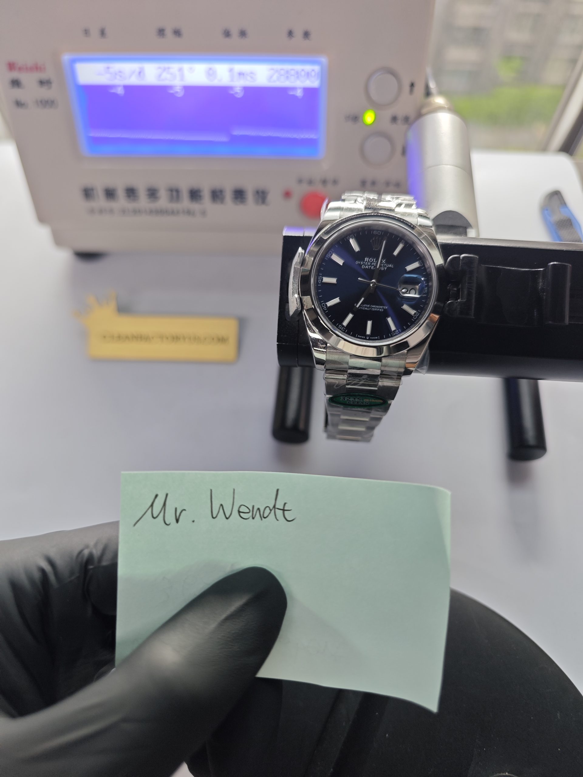 Clean Factory Datejust 41mm Oyster 126300 Blue Dial, Smooth Bezel