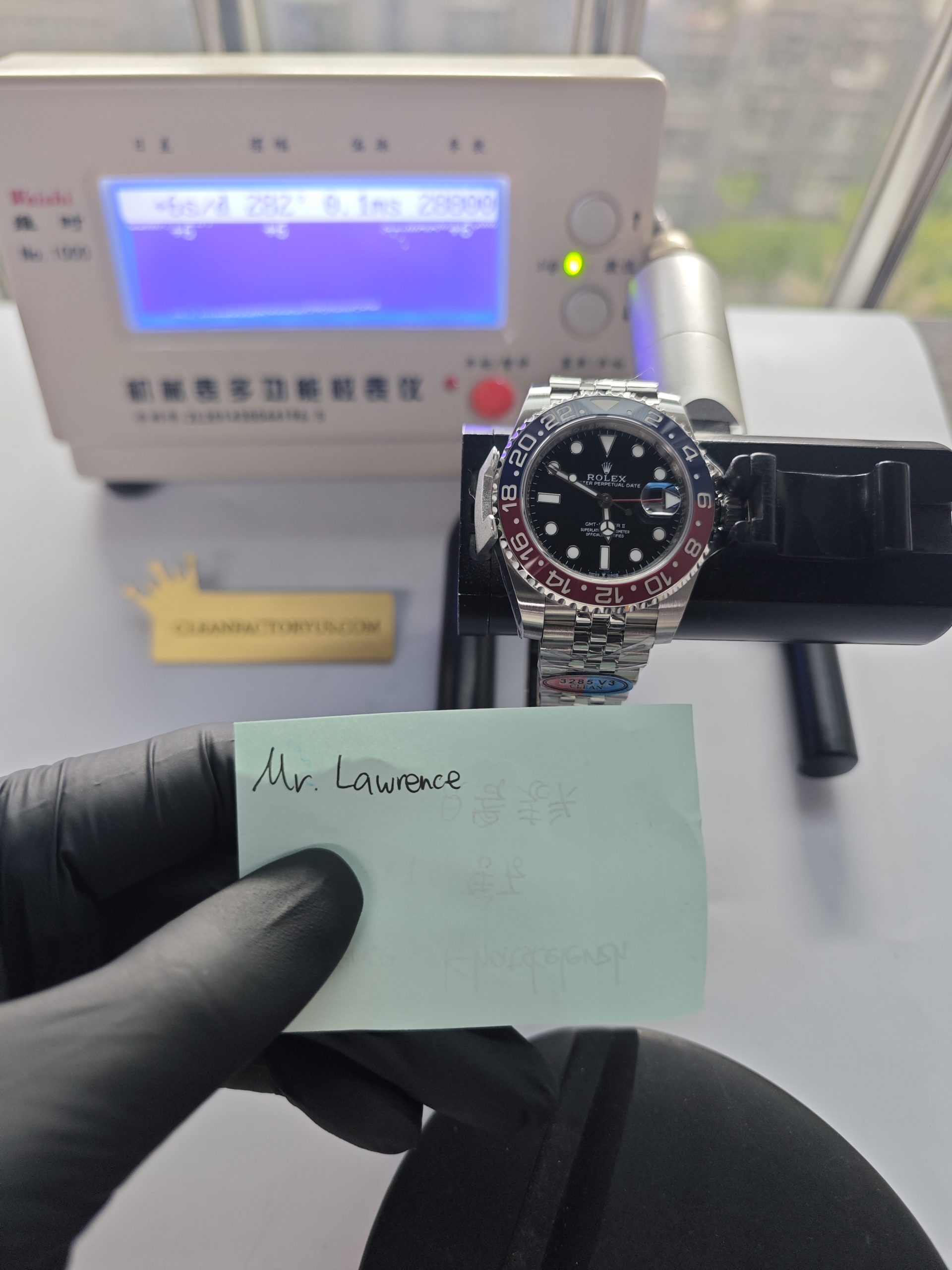Clean Factory Rolex GMT Master II 126710blro Jubilee Pepsired Blue Ceramic Bezel