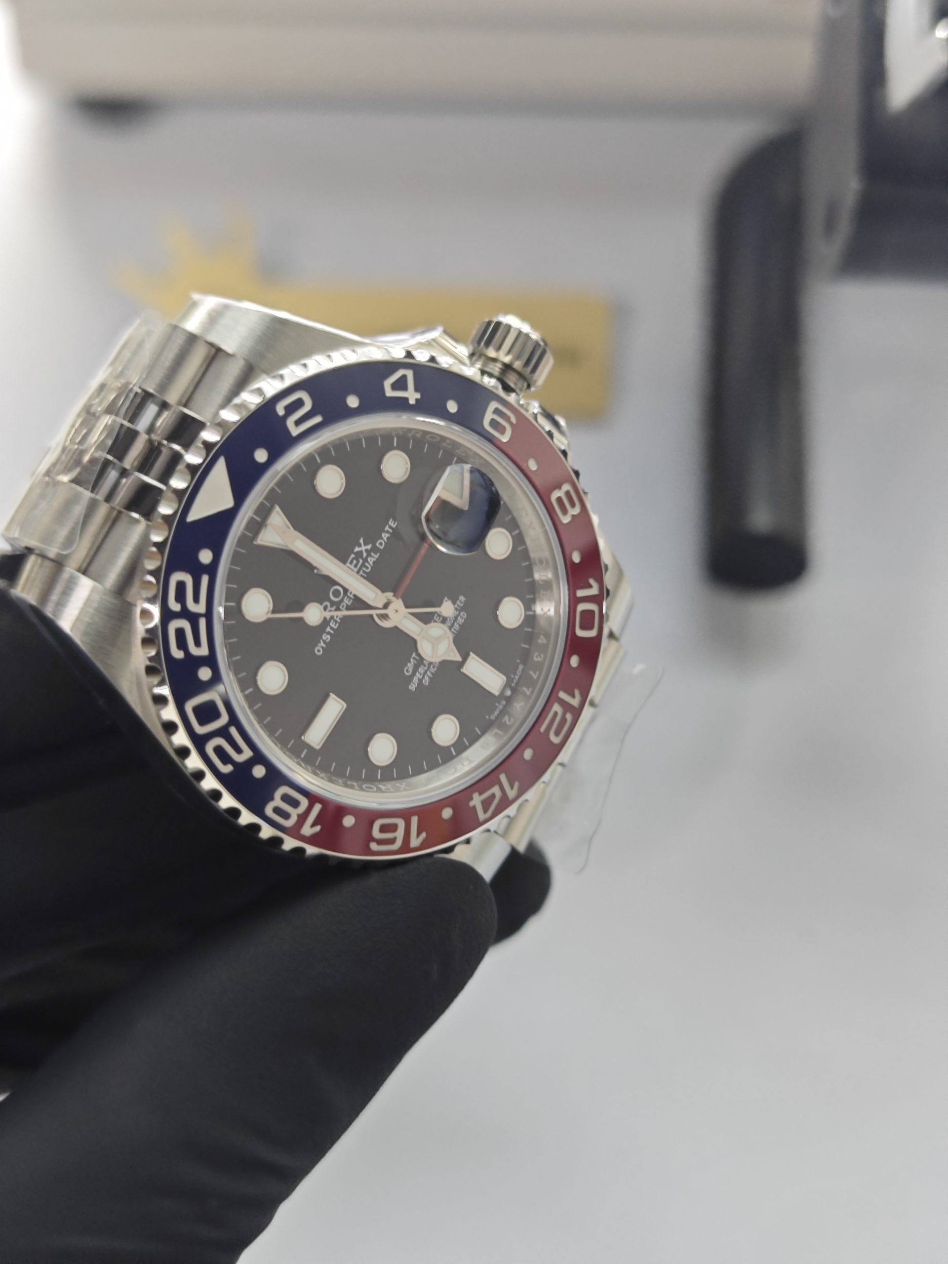 Clean Factory Rolex GMT Master II 126710blro Jubilee Pepsired Blue Ceramic Bezel