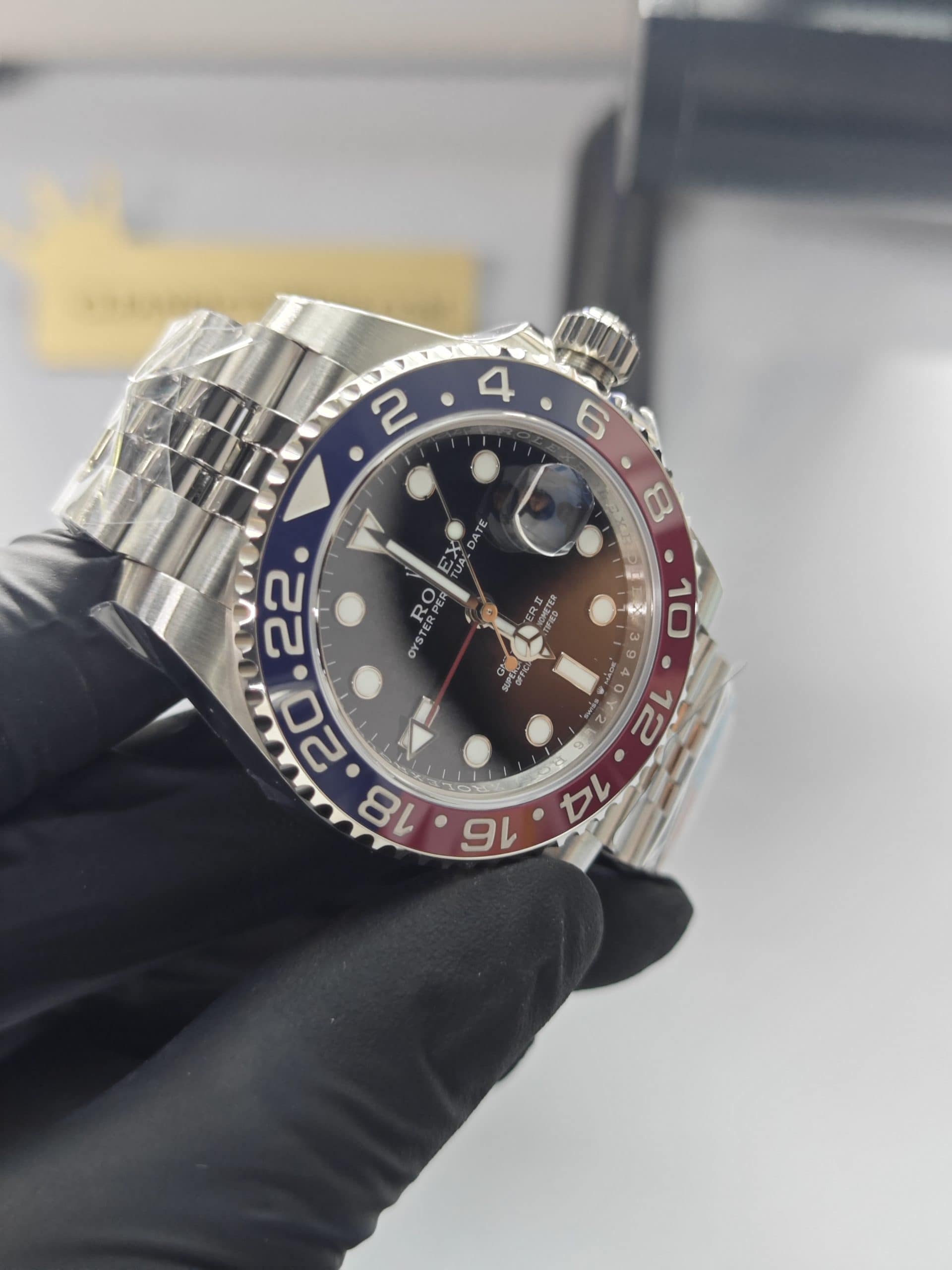 Clean Factory GMT Master II 126710BLRO Jubilee, “Pepsi”Red/Blue Ceramic Bezel